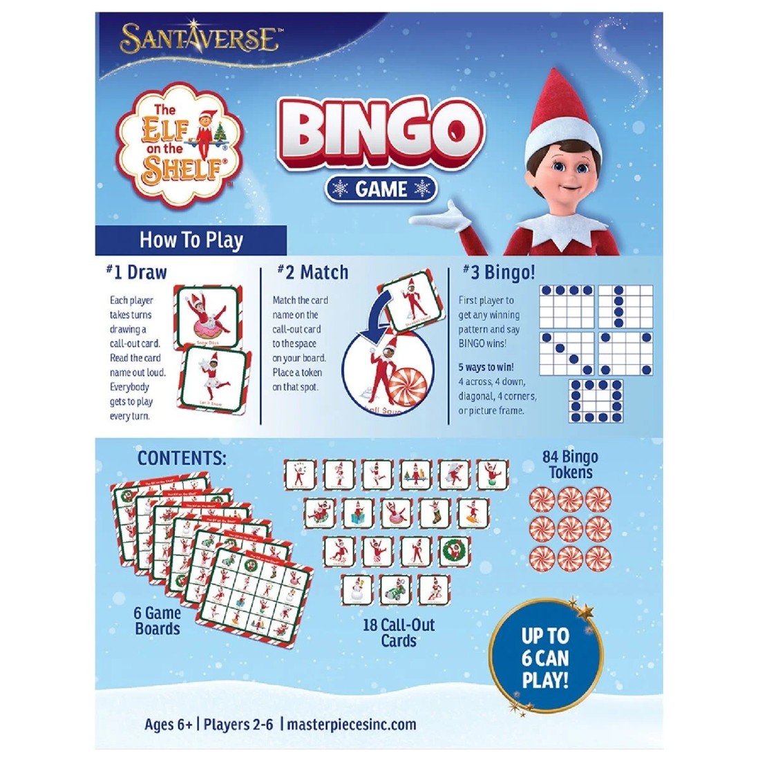 3 Santaverse: The Elf on the Shelf Bingo Game, 3 of 3