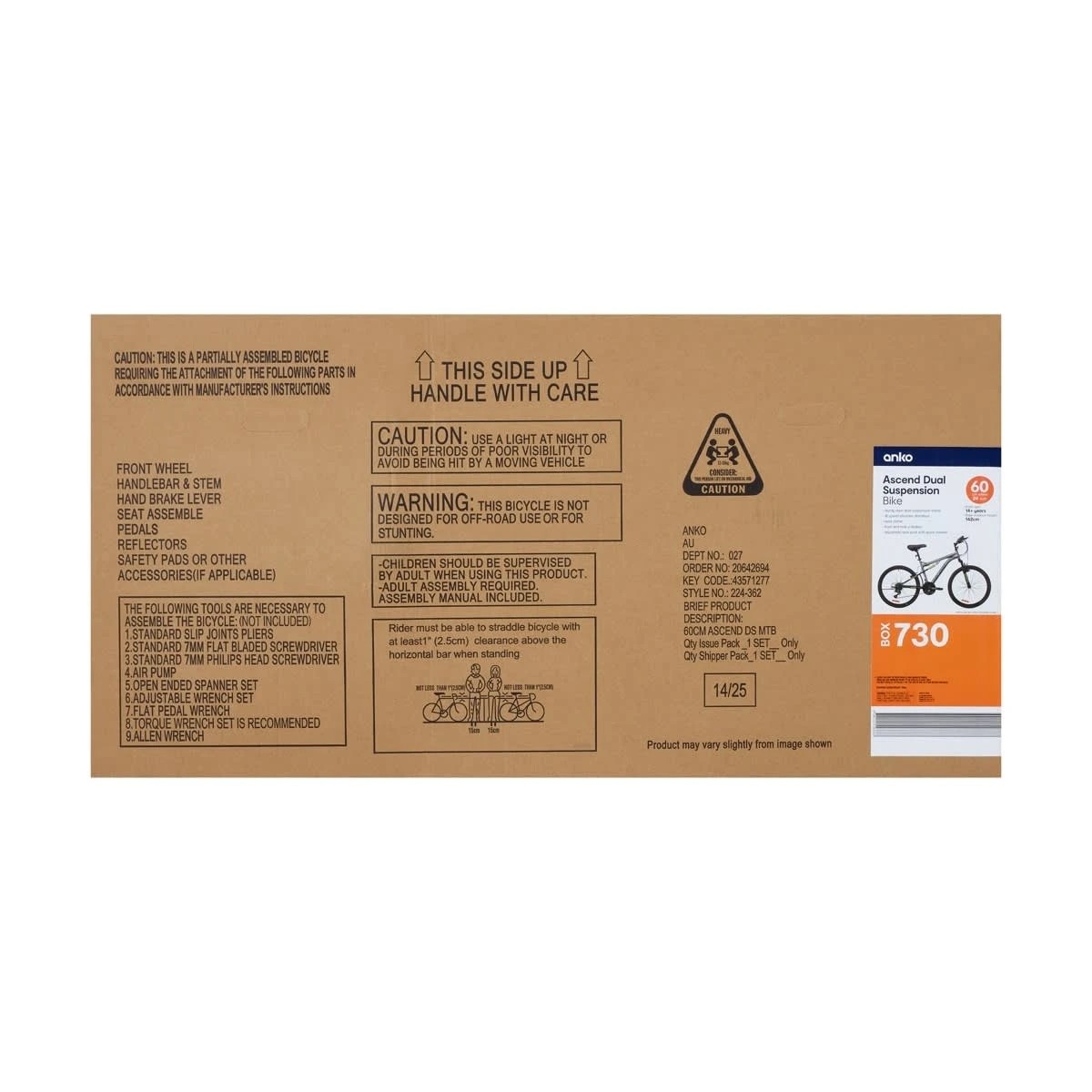 7 60cm Ascend Dual Suspension Bike, 7 of 7