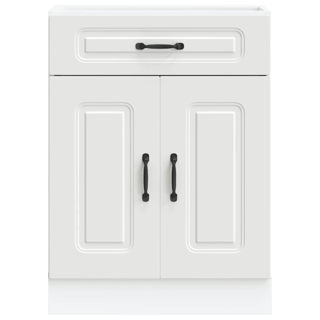3 vidaXL Wooden Dishwasher Panel Adjustable Feet - White, 3 of 9