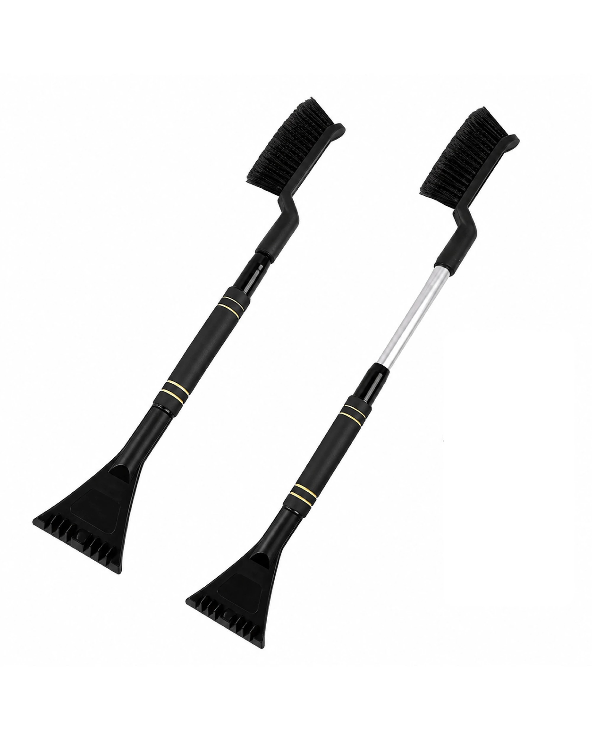 1 BR Home Car Ice Scraper & Long Reach Handle Snow Brush, 1 of 2