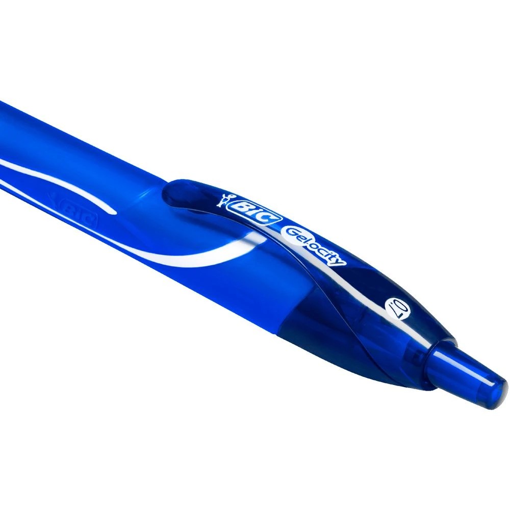 5 BIC Gelocity Quick Dry Retractable Gel Pen 0.7mm Blue, 5 of 8
