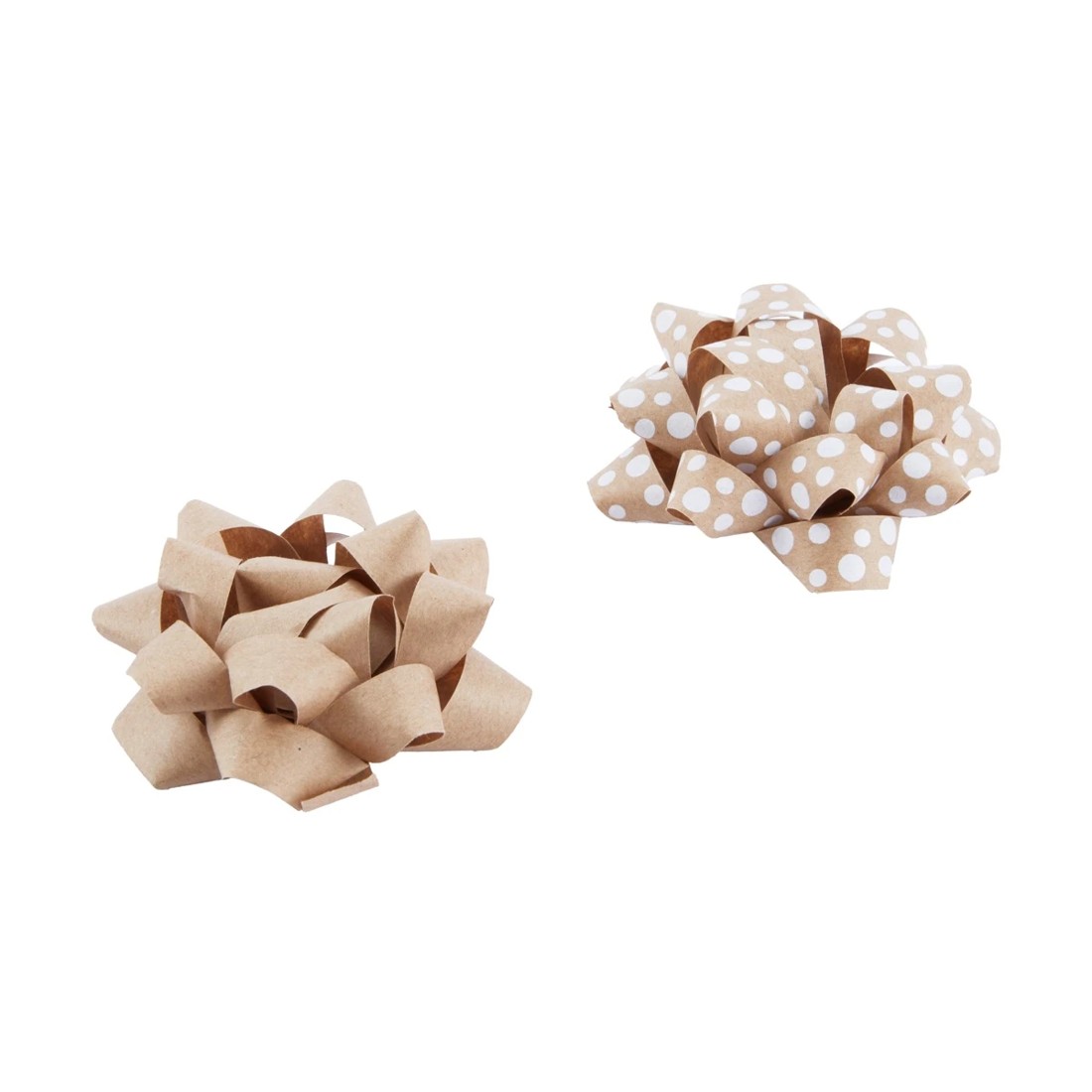 3 2 Piece Gift Bows - Kraft, 3 of 3