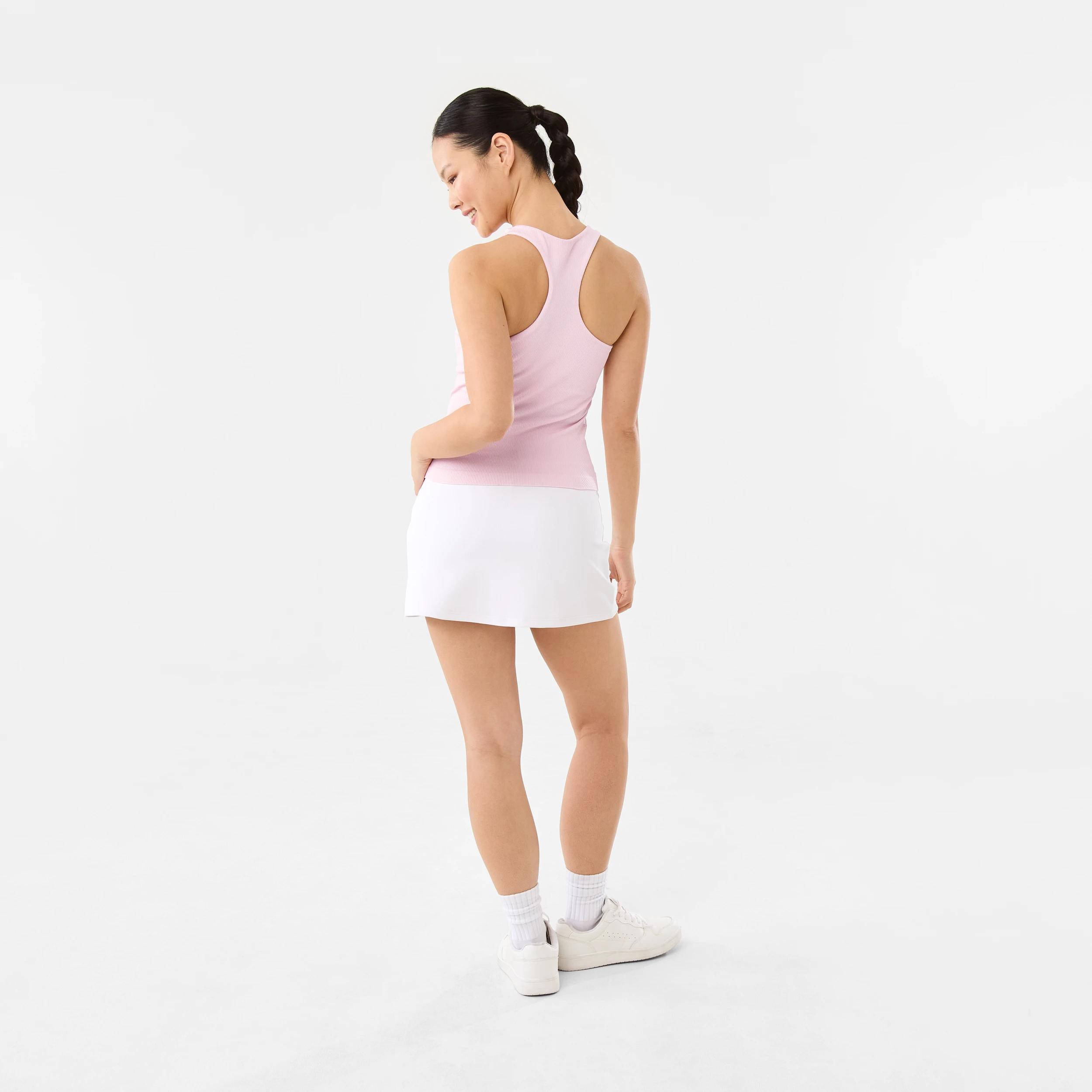 4 Active Womens Seamfree Shelf Tank AURA PINK, 4 of 8