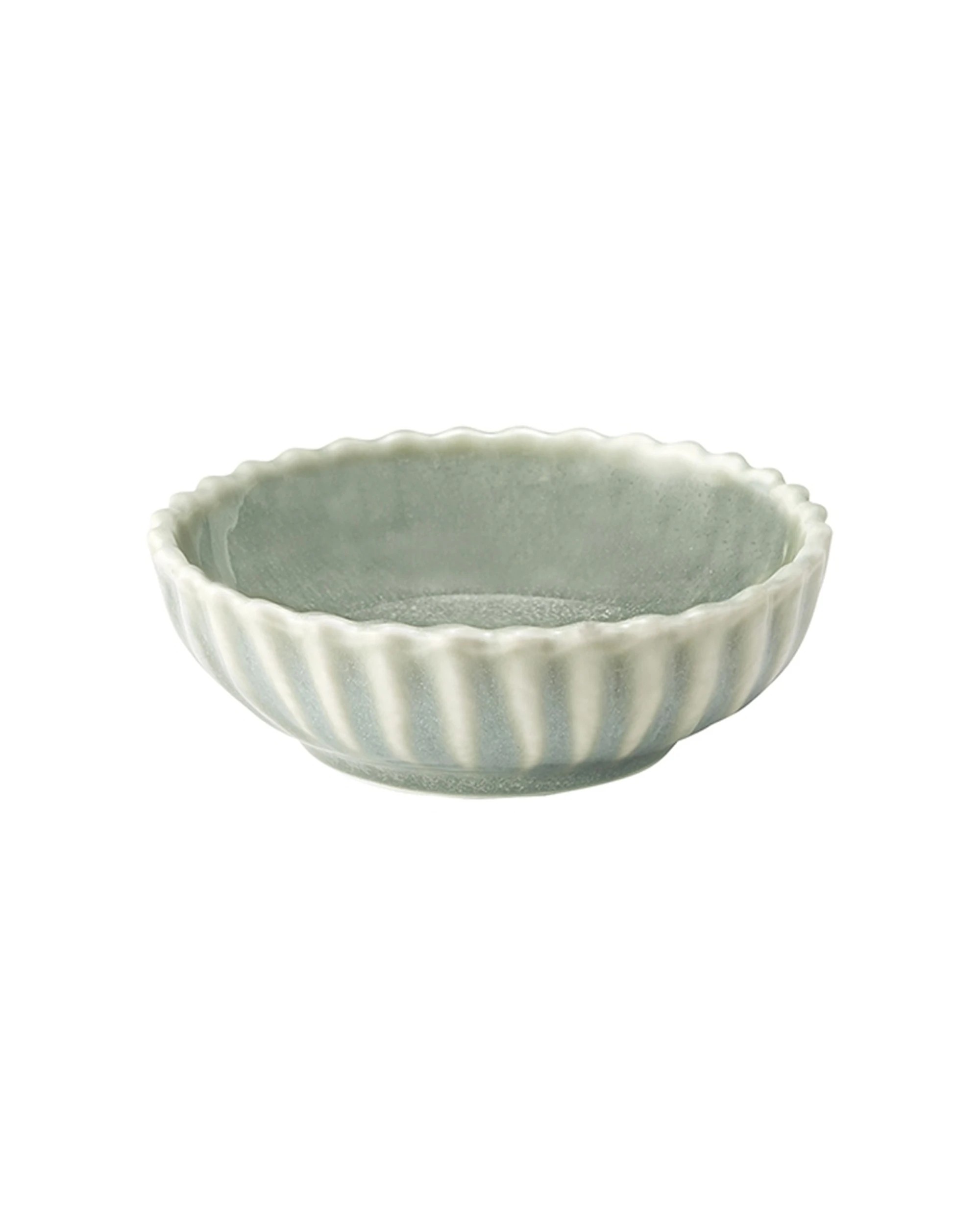 3 Ecology 2pc Ritual Rippled Porcelain Dip Bowl Set Porcelain Serveware 9.5cm - Multi, 3 of 4
