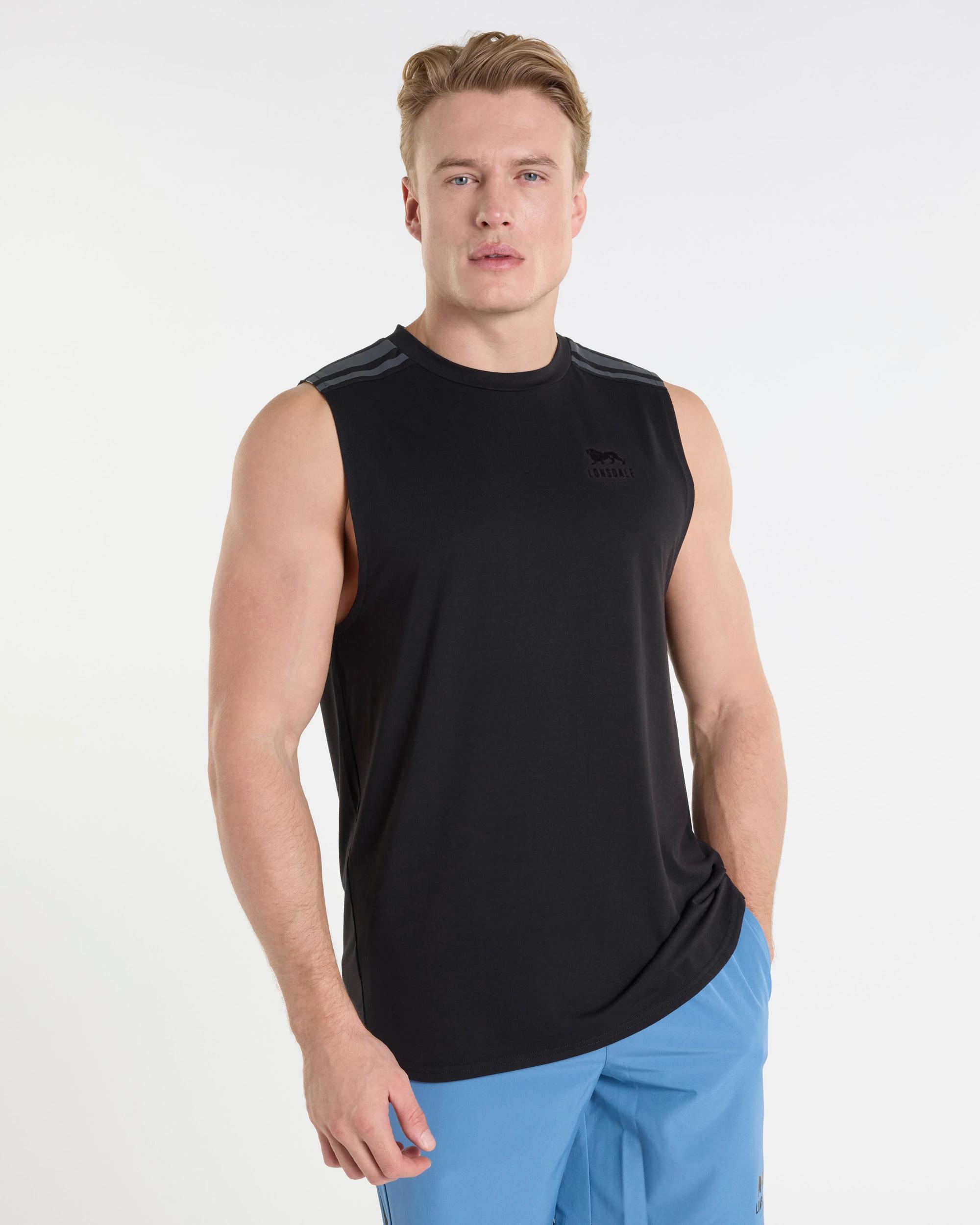 5 Active Muscle Tank - Lonsdale London BLACK, 5 of 5