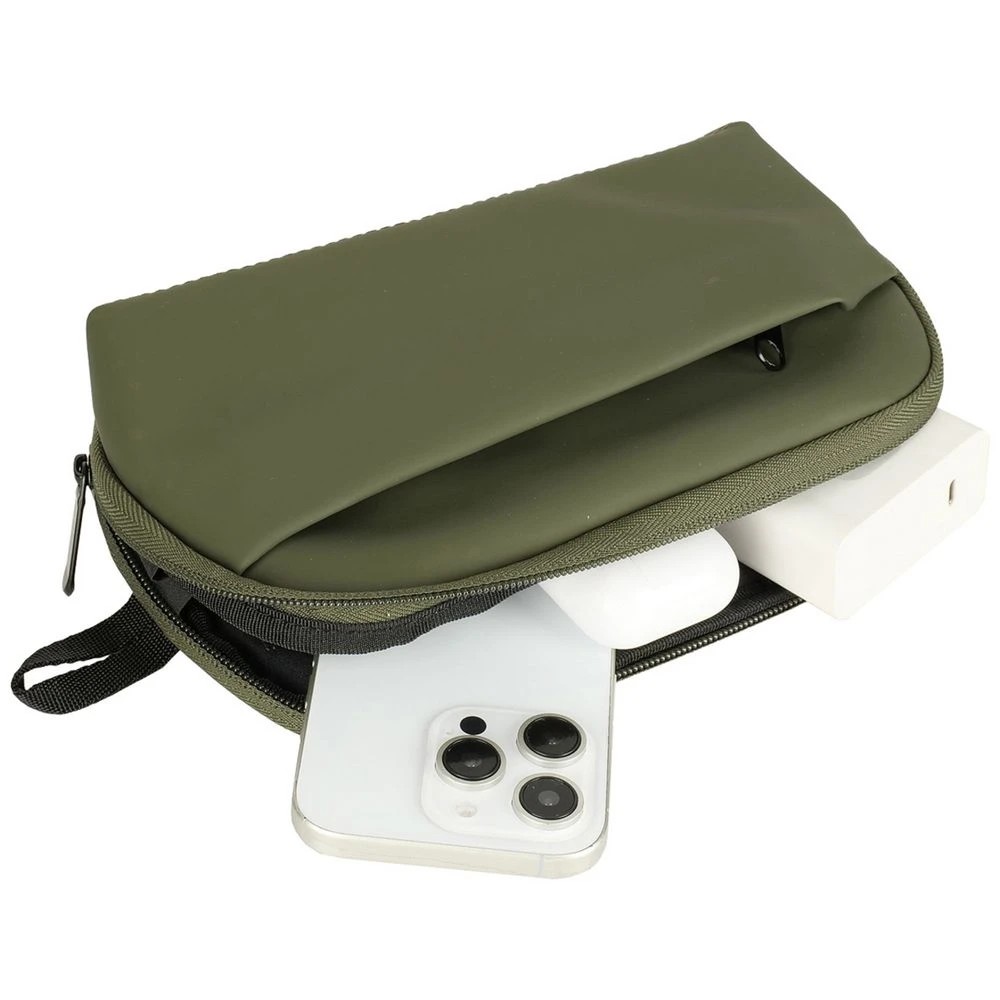 4 Otto Tech/Cable Organiser Small Olive, 4 of 6