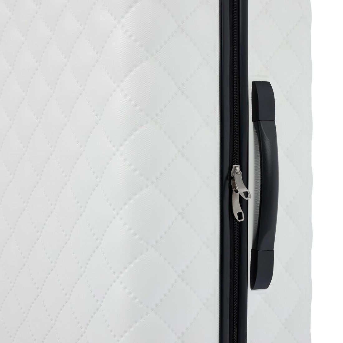 7 2 Piece Quilted Hard Case Set - White, 7 of 9