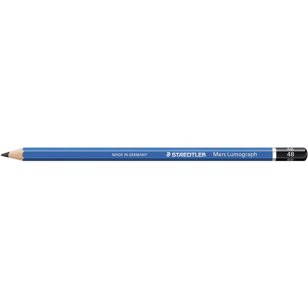 2 Staedtler Mars Lumograph Graphite Pencil 4B, 2 of 7