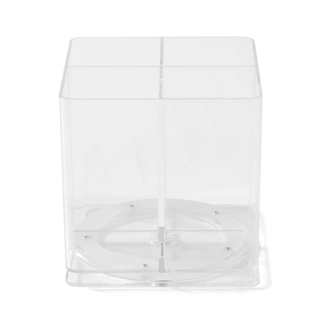 2 Plastic Spinning Organiser - Clear, 2 of 4