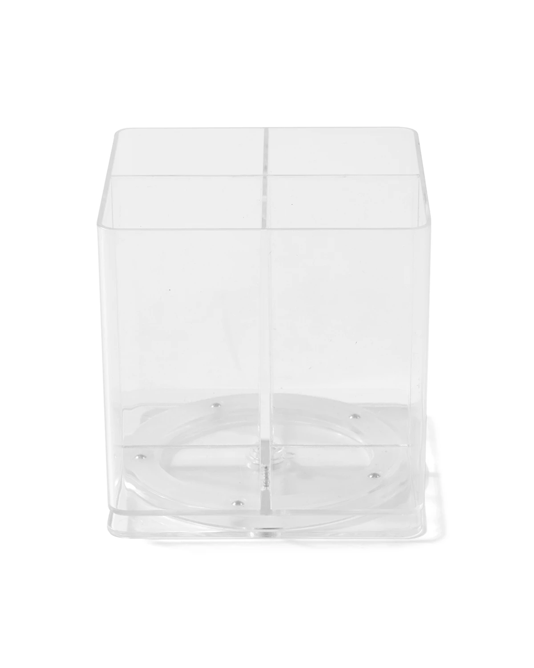 2 Plastic Spinning Organiser - Clear, 2 of 4