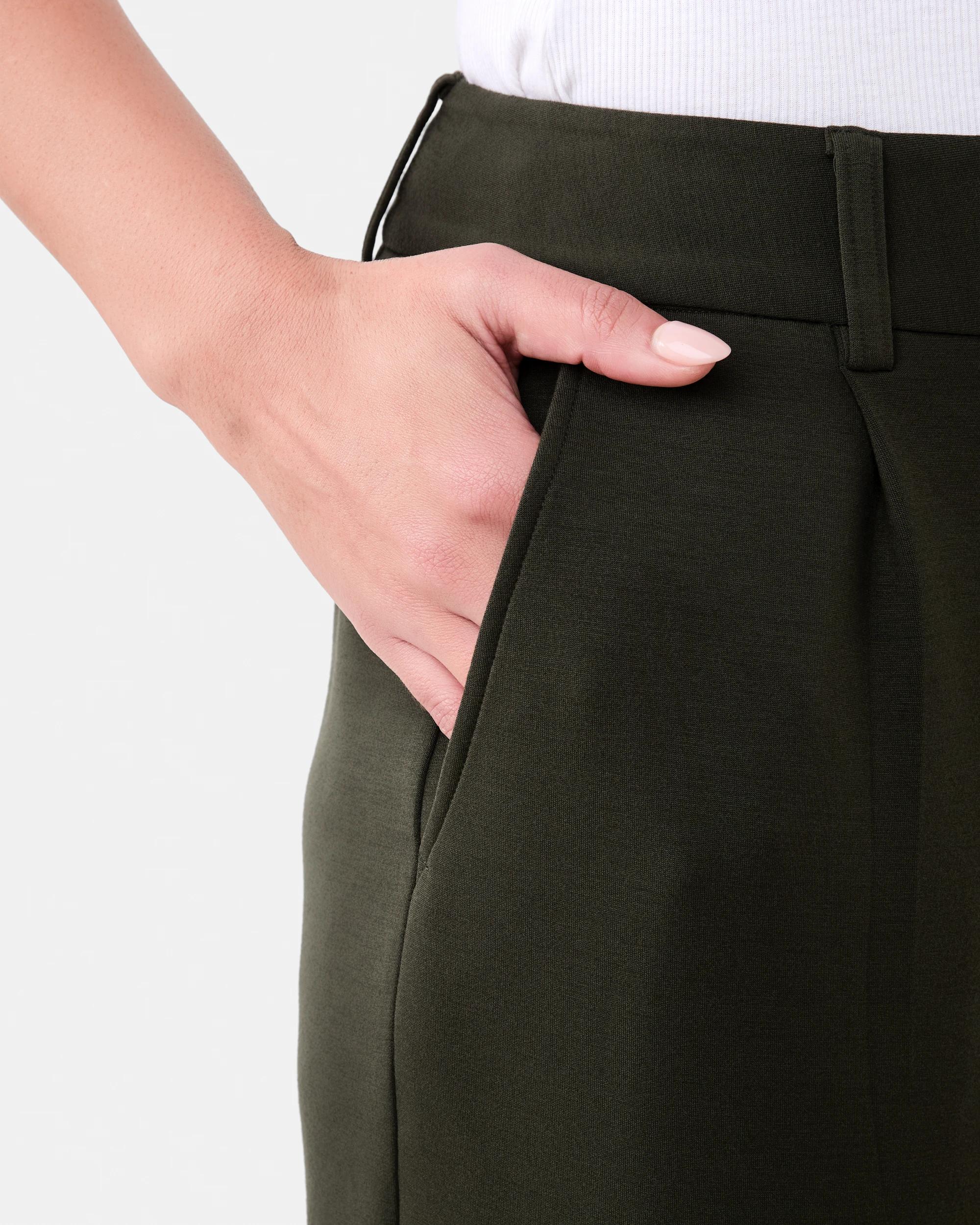 5 Comfort Tailored Pants Deep Olive, 5 of 5