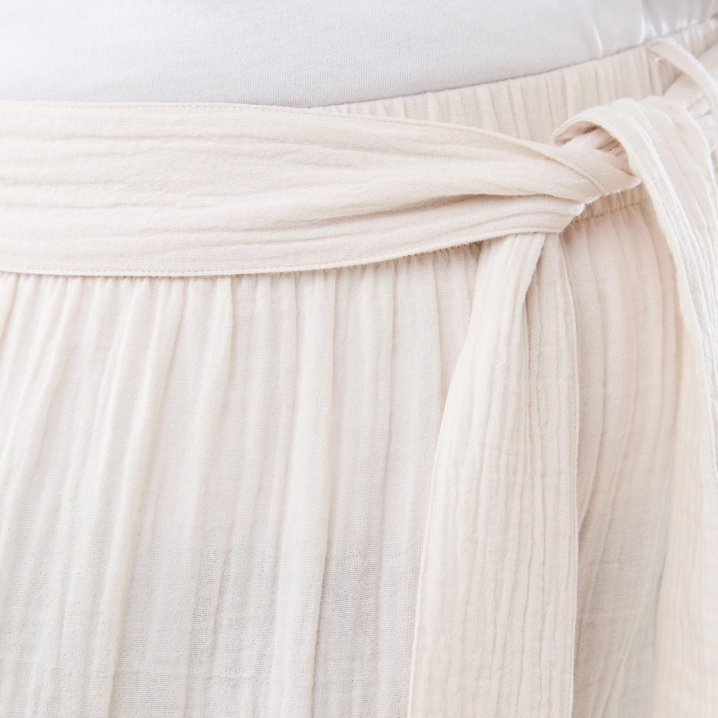 4 Curve Double Cloth Skirt Nat Beige, 4 of 5