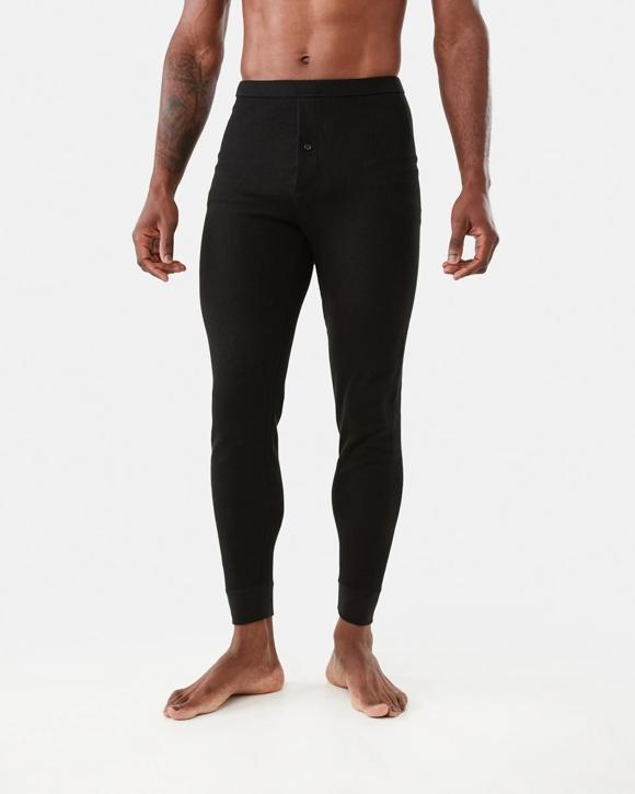 Long Mini Waffle Thermal Pants