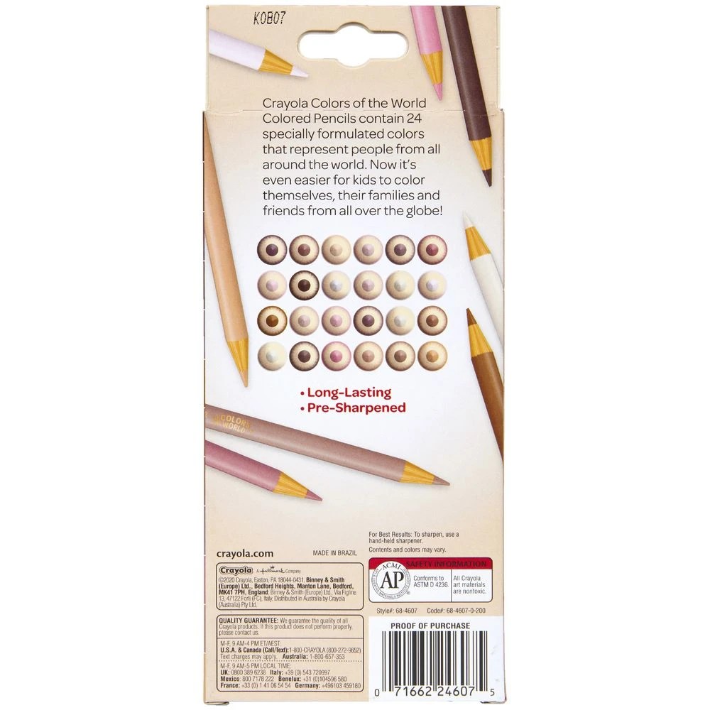 4 Crayola Pencils of the World Pencils 24 Pack, 4 of 6