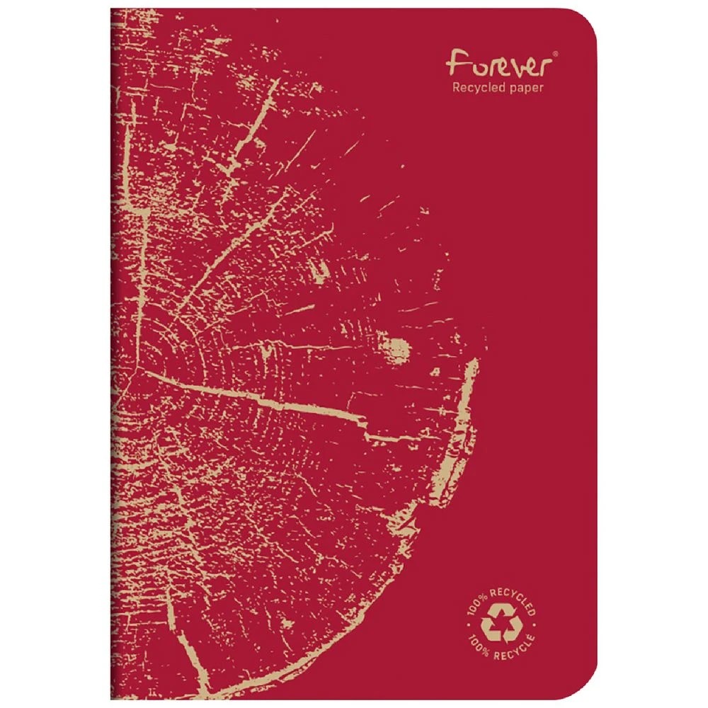 1 Clairefontaine Forever A5 Notebook Ruled 96 Page Red, 1 of 5