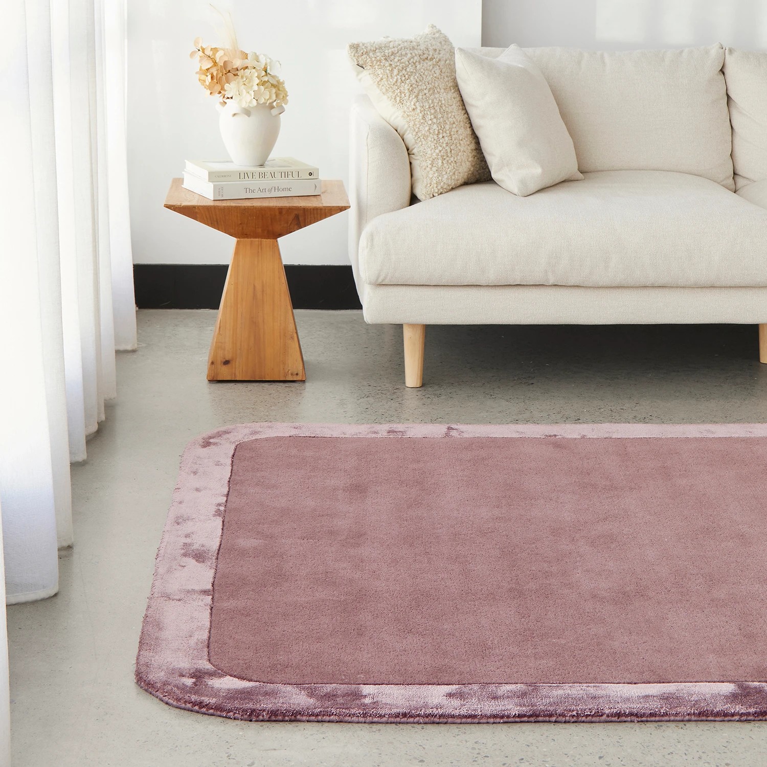 2 Common Ground Rugs Nexus 380x280cm - Extra Large Hand Tufted Wool Floor Rug - Purple, 2 of 7