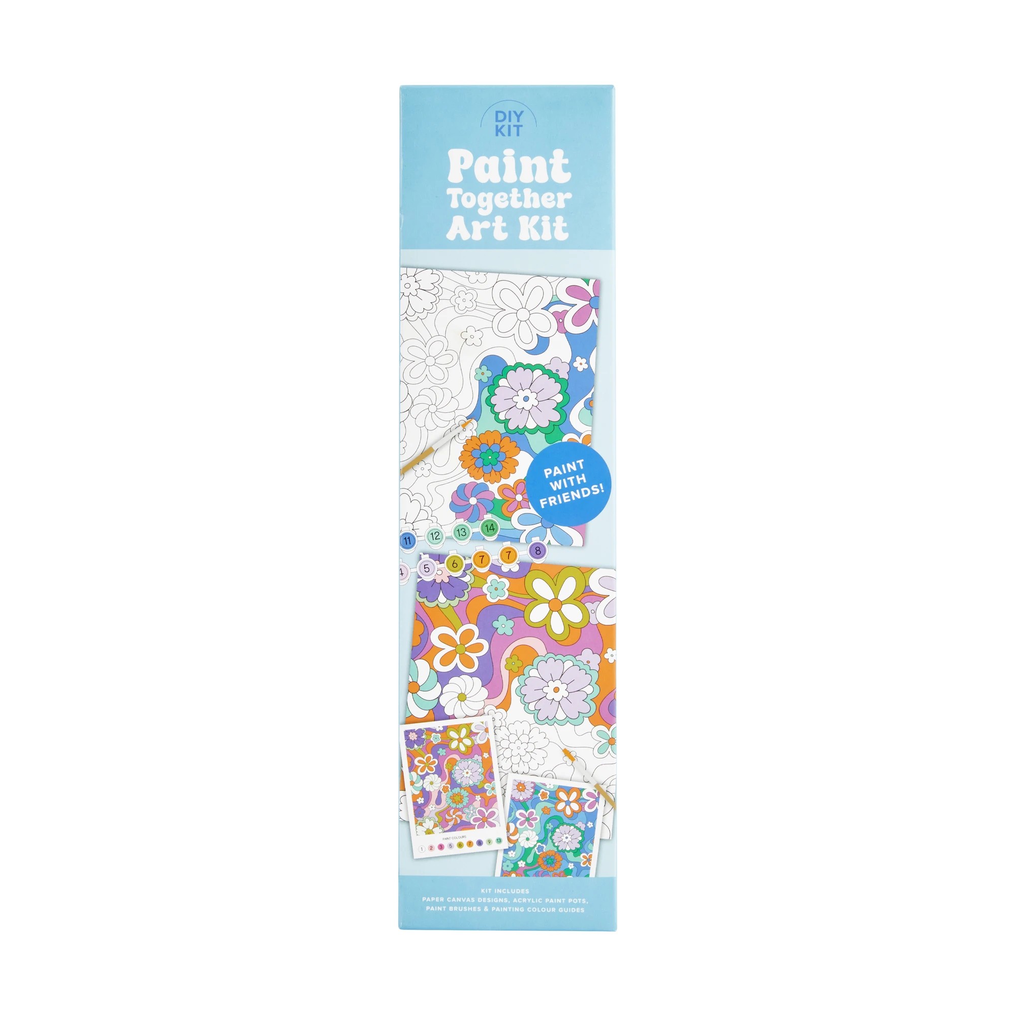 1 DIY Paint Together Art Kit - Retro, 1 of 3