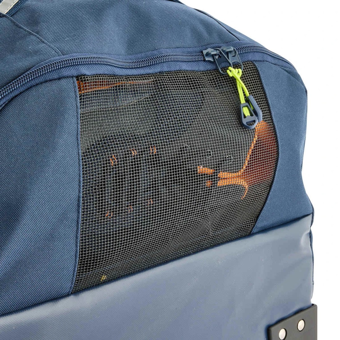 7 Roll Up Wheeled Travel Duffle - Navy, 7 of 10