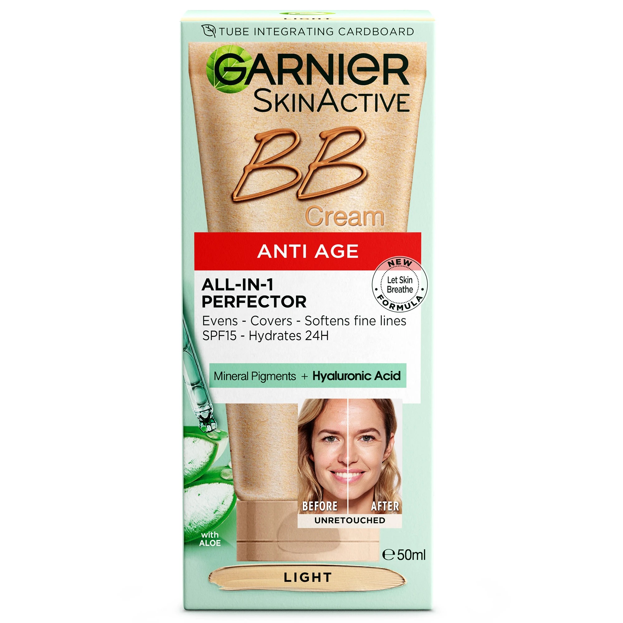 1 Garnier SkinActive Perfecting Care All-In-One BB Cream Anti Age - Light, 1 of 6