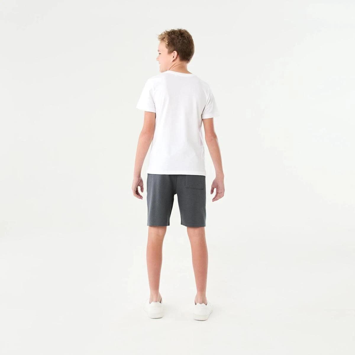 3 Textured Knit Shorts DARK MAGNET, 3 of 6