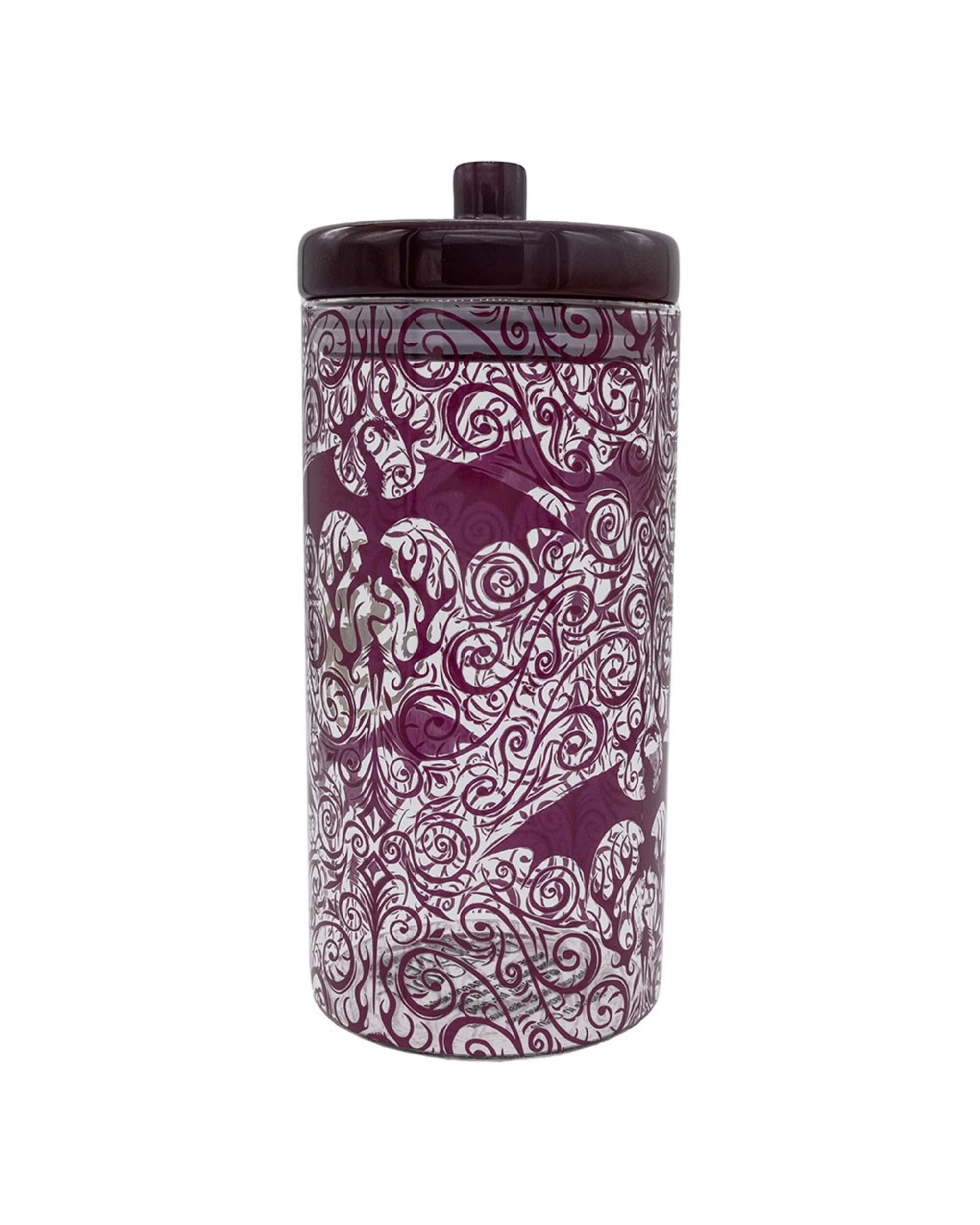 2 Game of Thrones - Targaryen Sigil Year of the Dragon Glass Cookie Jar - Purple, 2 of 2