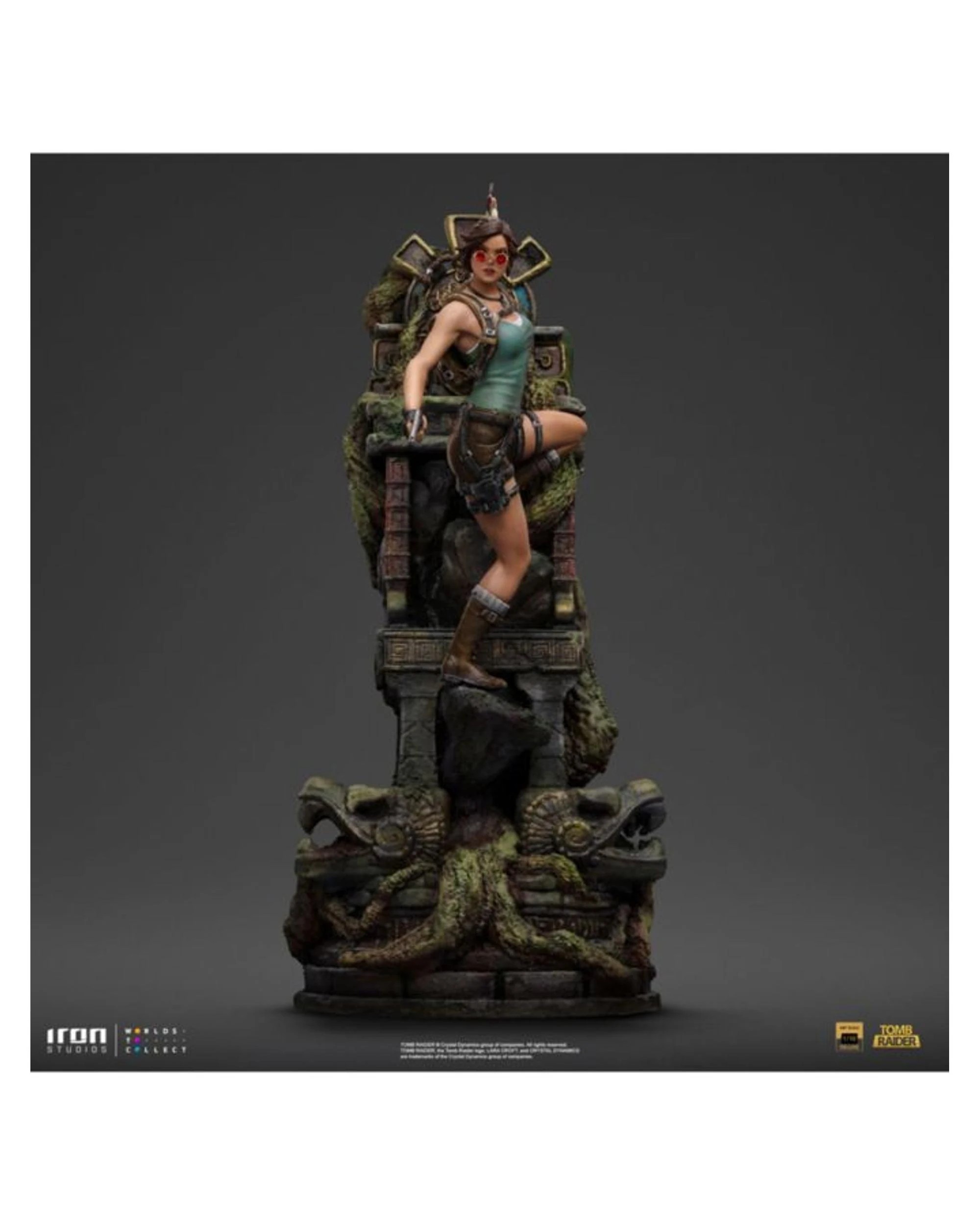 4 Iron Studios Tomb Raider Lara Croft Deluxe 1:10 Scale Statue, 4 of 10