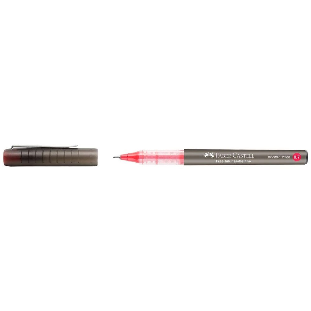1 Faber-Castell Free Roller Rollerball Pen 0.7mm Red, 1 of 8