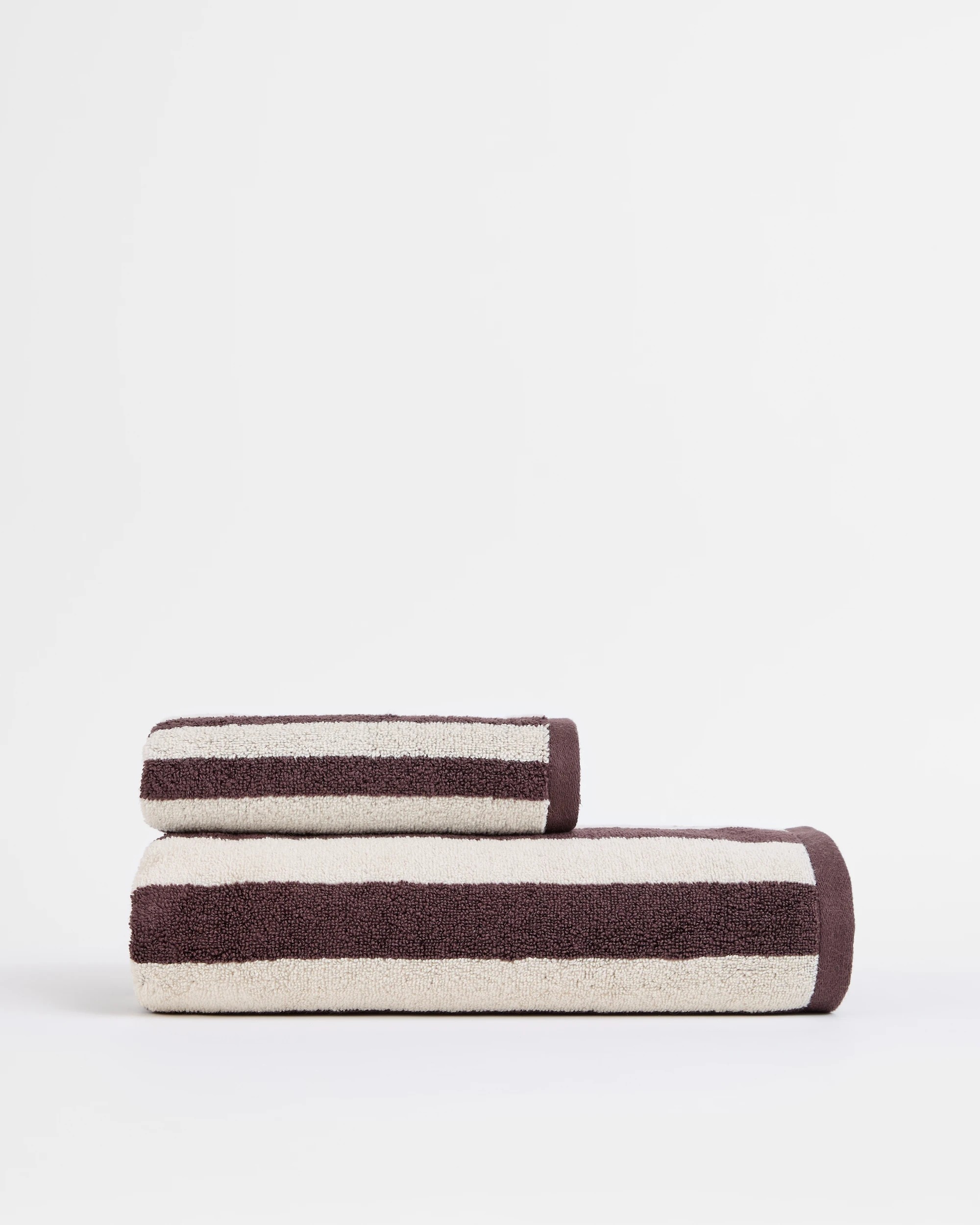 3 Target Rayne Australian Cotton Stripe Bath Towel - Brown, 3 of 3
