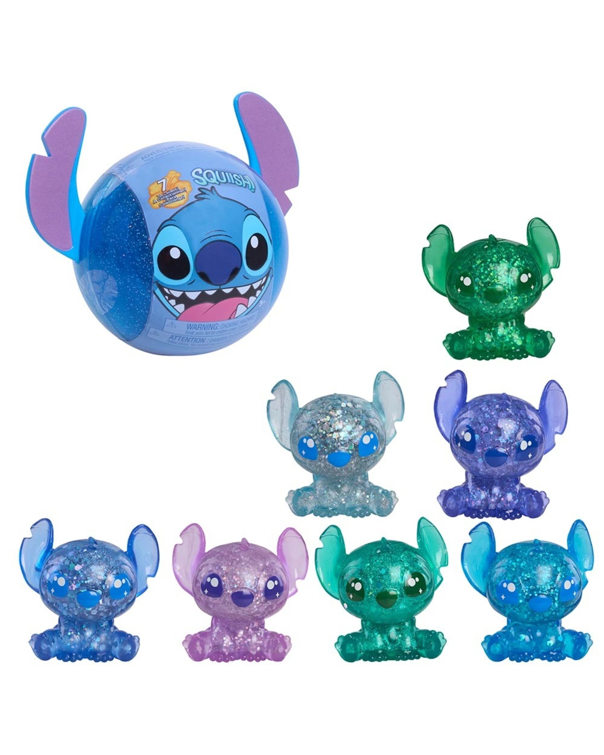 1 Disney - Lilo & Stitch - Squish-A-Stitch Blind Ball (Single Ball), 1 of 3