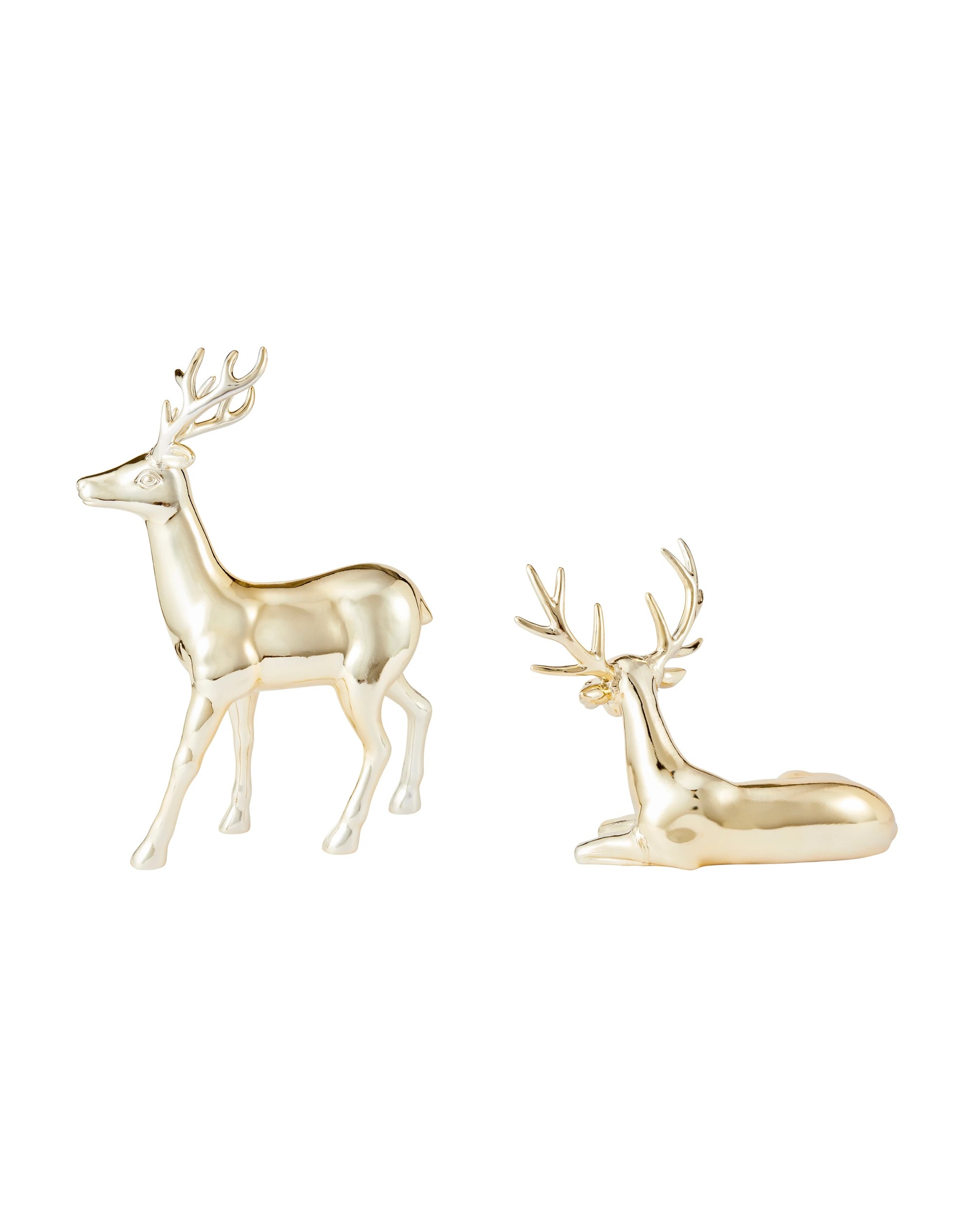 4 Gold Look Reindeer - Assorted, 4 of 5