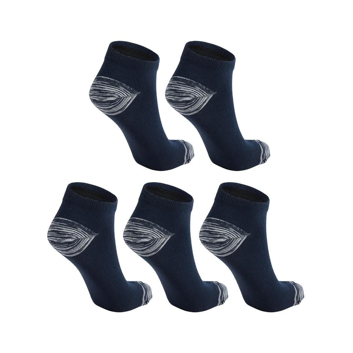 2 5 Pack Low Cut Socks Dress Navy, 2 of 3
