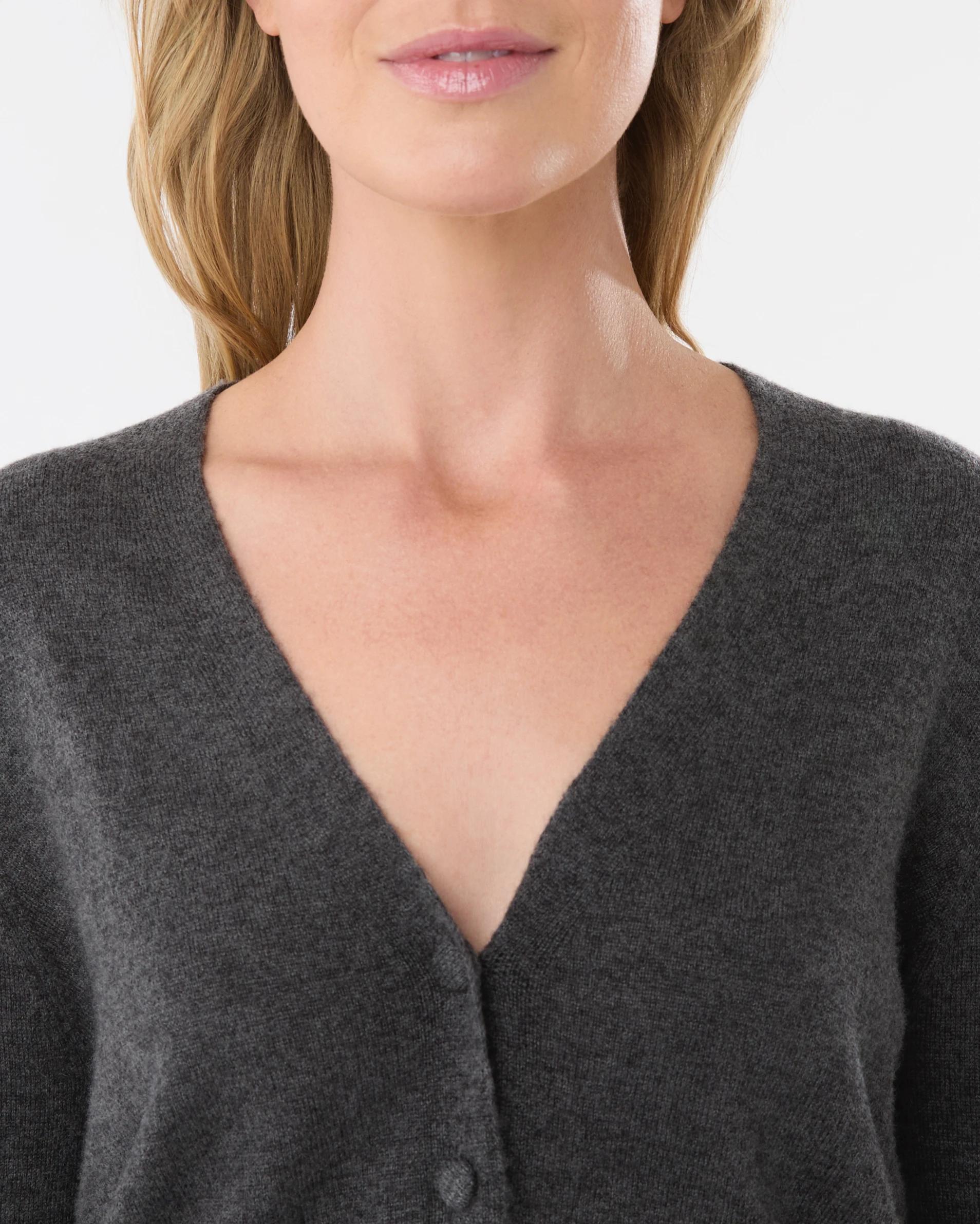 5 Merino Wool Cardigan Gry Chmrle, 5 of 7