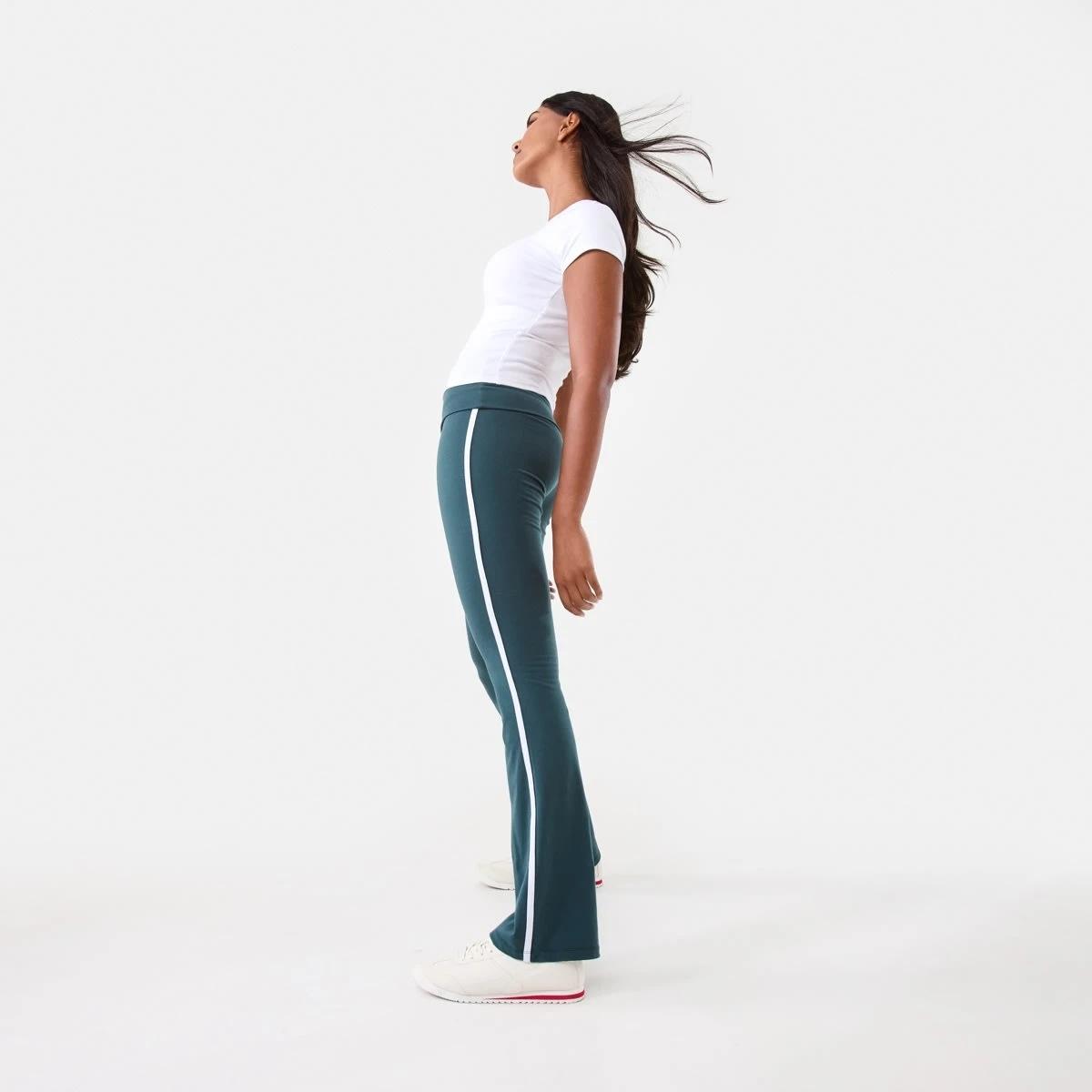 3 Side Stripe Fold Down Flare Pants Kason Gren, 3 of 6