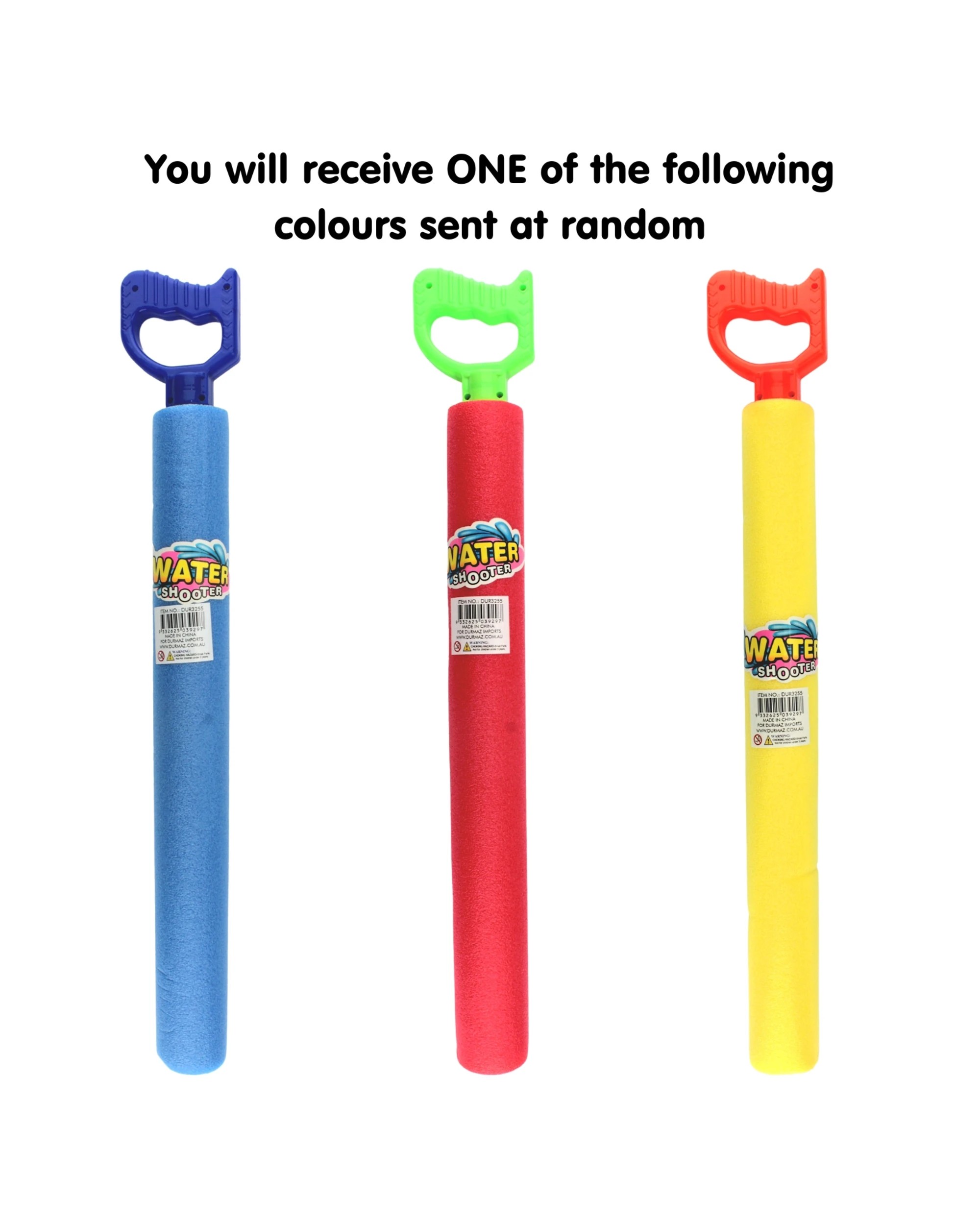 2 Durmaz Foam Water Blaster Toy 54cm - Assorted, 2 of 3