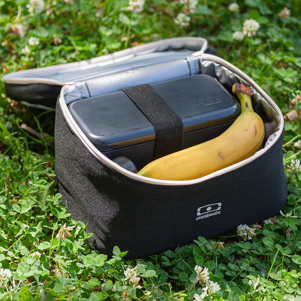 4 Monbento Arctic Insulated Cooler Lunch Bag Onyx - Black - Black, 4 of 5