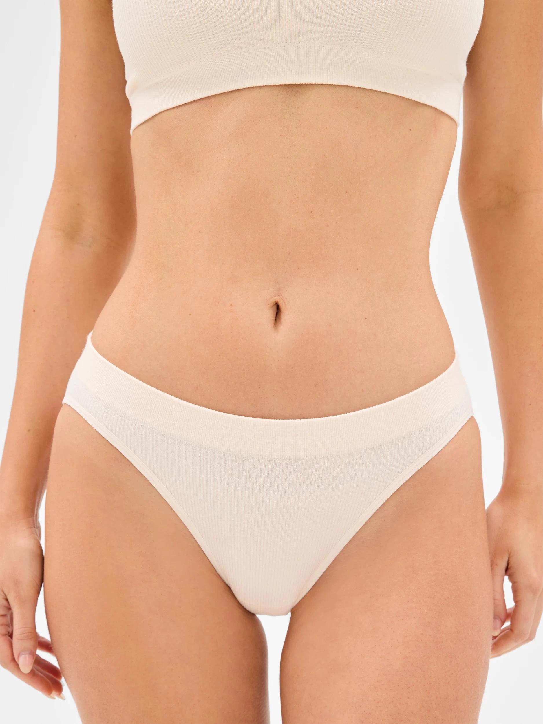 1 Target Woman Womens Bamboo Rib Bikini Briefs ANGEL WING, 1 of 4