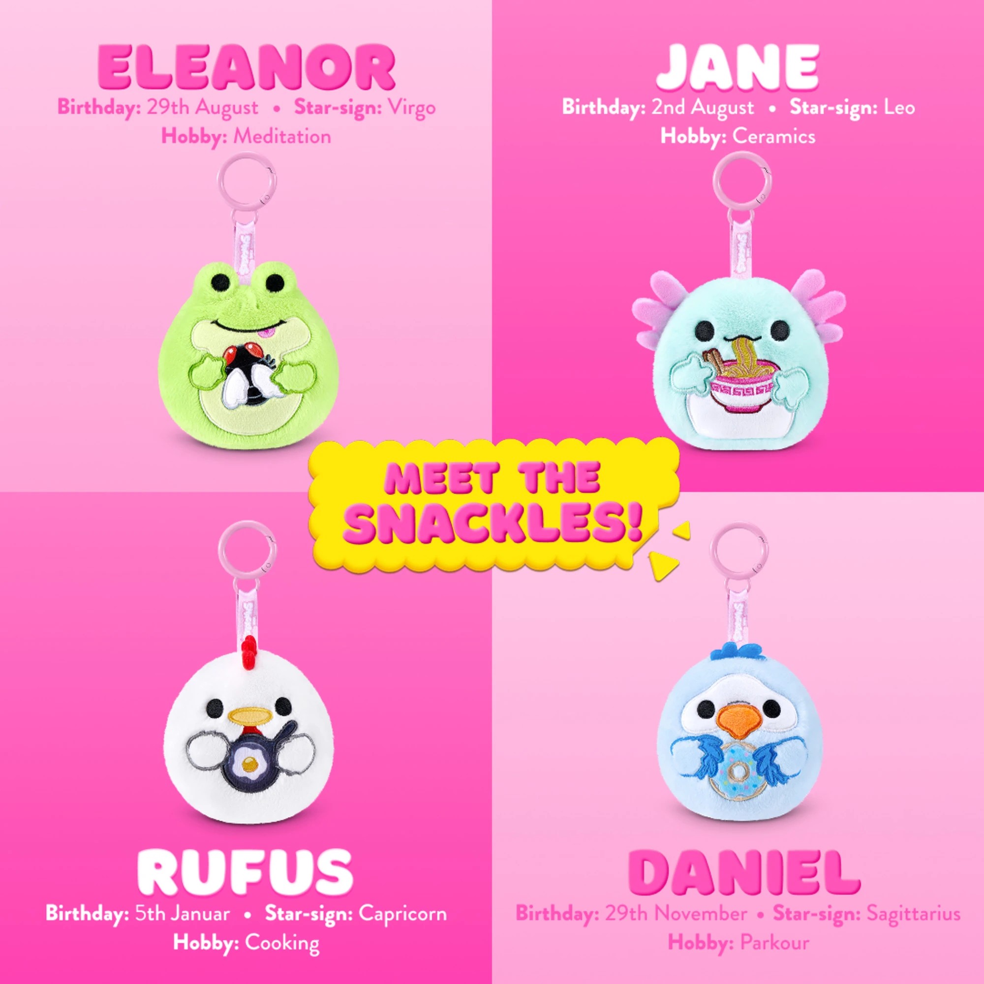 4 8cm Zuru Snackles Keychain Snackle, 4 of 10