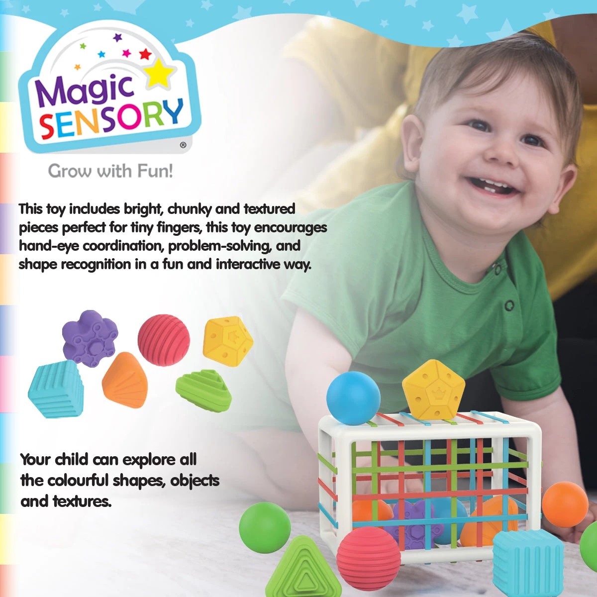 5 Magic Sensory Shape Sorting Bin, 5 of 8