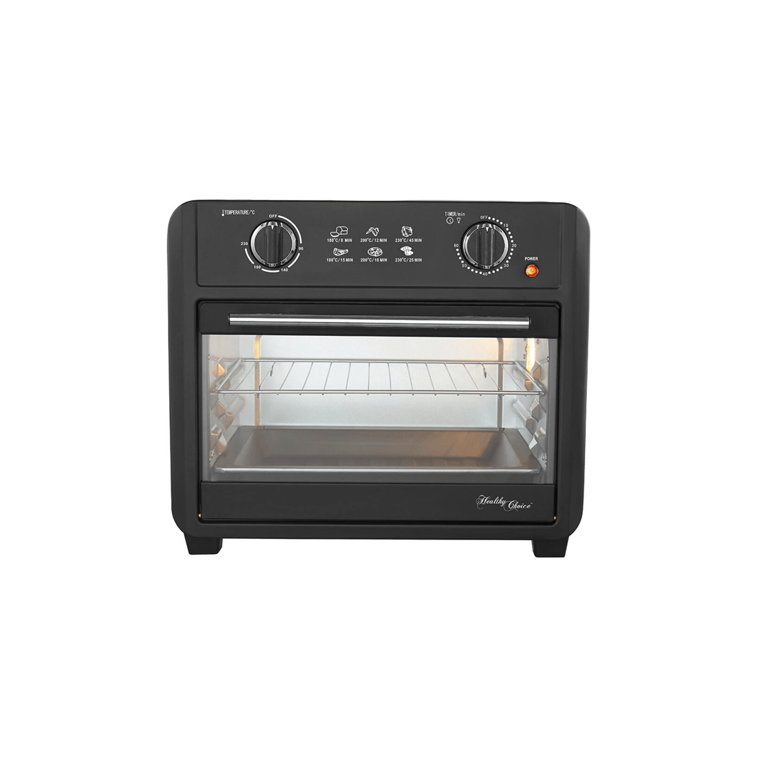 5 Healthy Choice Electric Convection Airfryer 23l 1700w Air Fryer Oven/bake - Black, 5 of 7