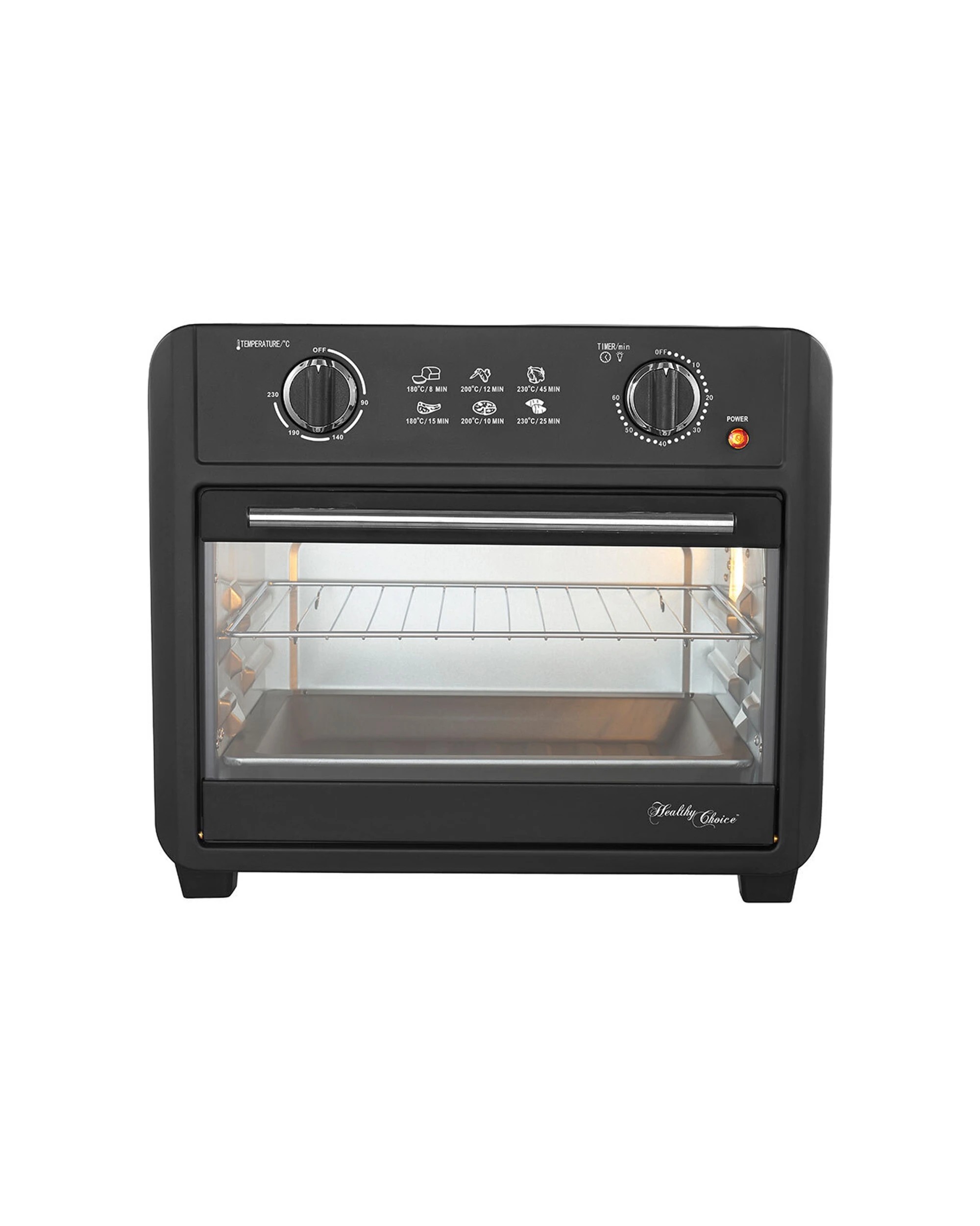 5 Healthy Choice Electric Convection Airfryer 23l 1700w Air Fryer Oven/bake - Black, 5 of 7