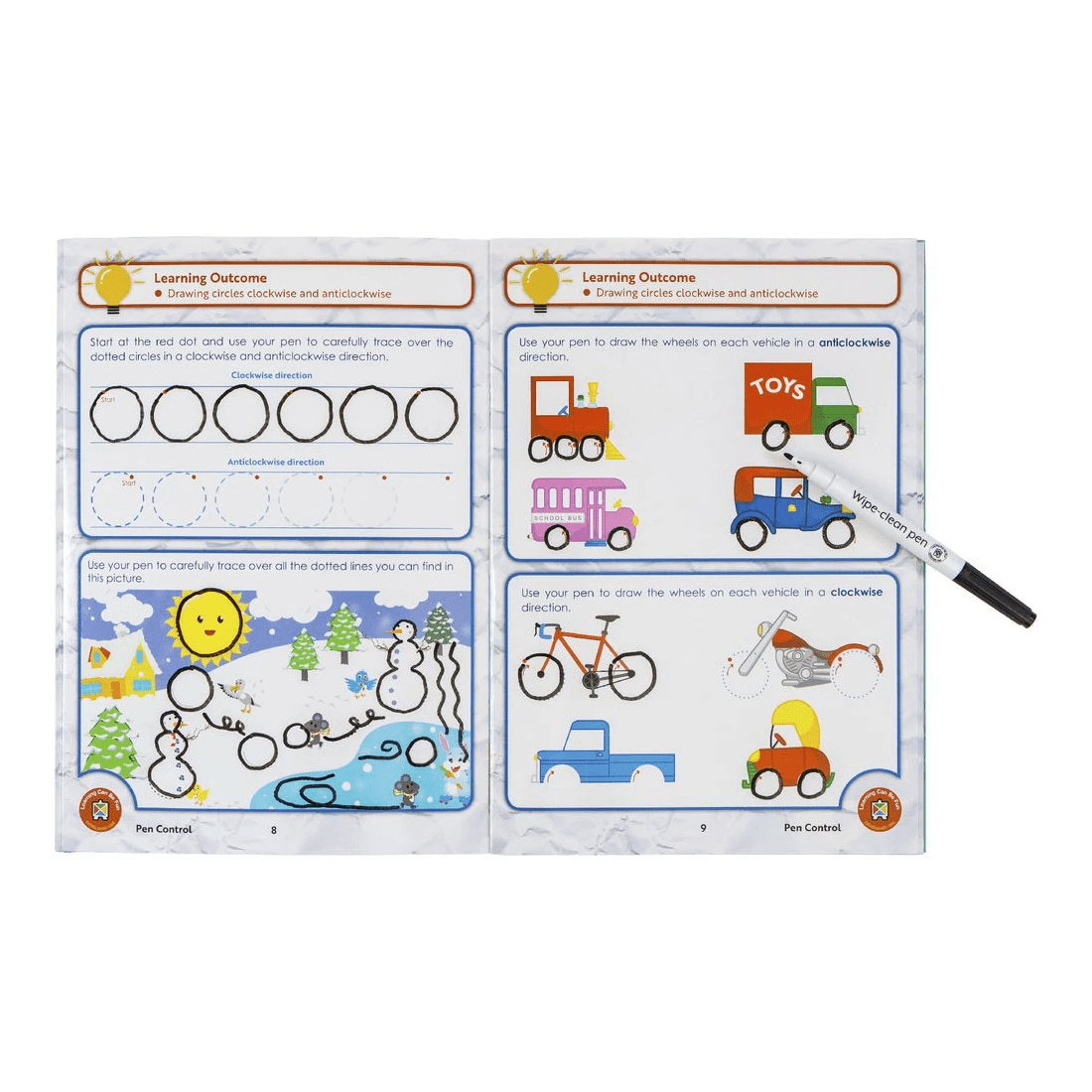 2 Learning Can Be Fun Wipe Clean Learning Pen Control, 2 of 2
