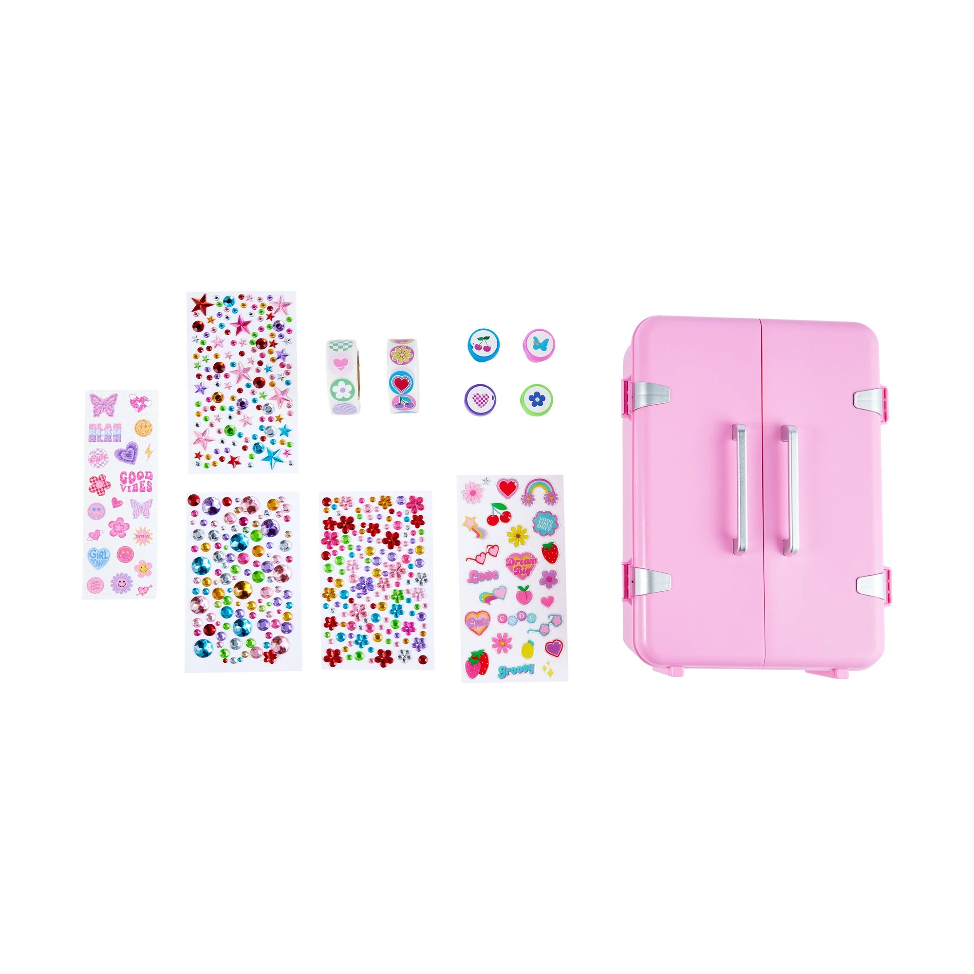 3 Stickers & Stamps Mini Fridge Desktop Storage Ultimate Decoration Kit, 3 of 4