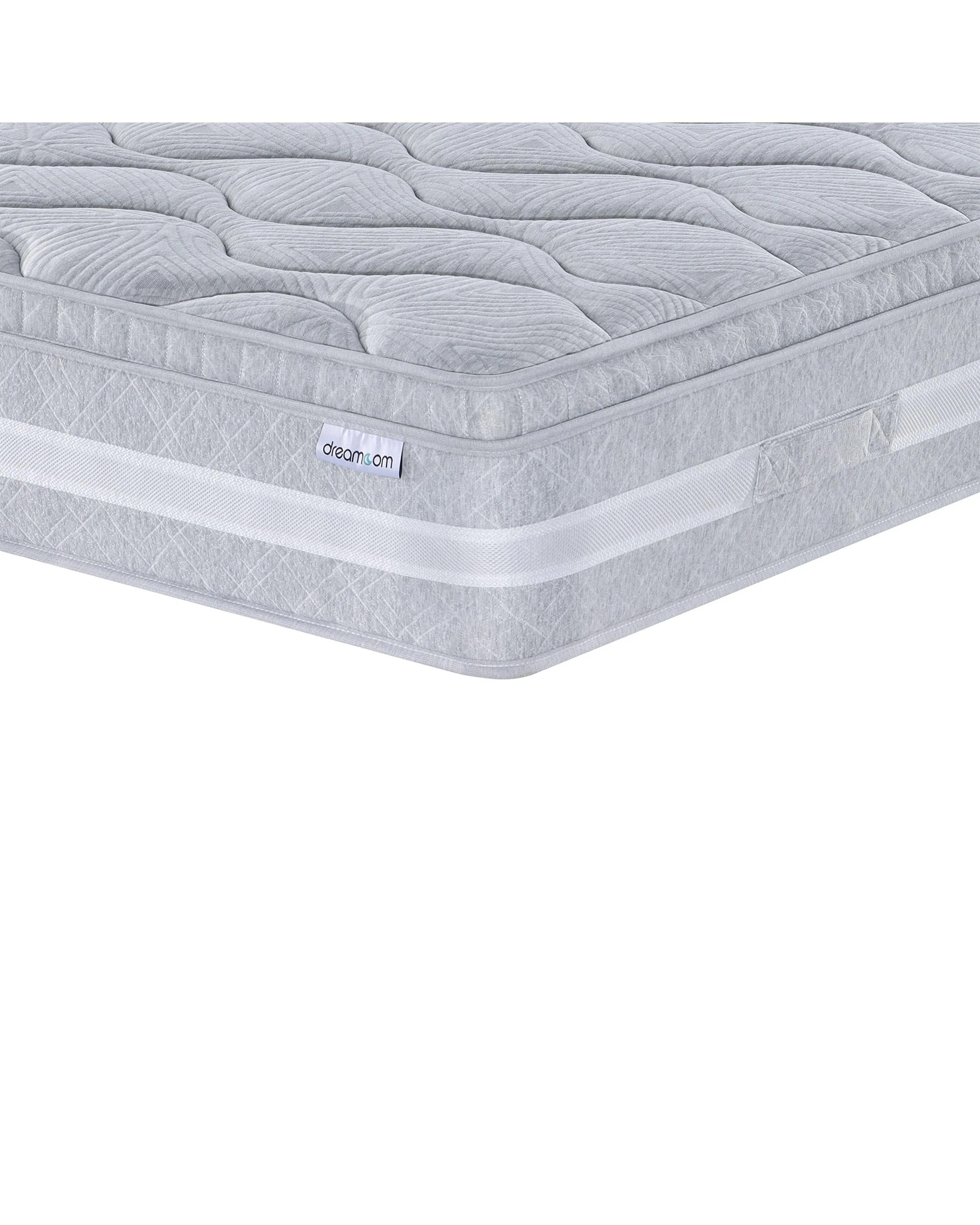 7 Kodu Luxury Eurotop Pocket Spring Mattress King - King Bed - Grey, 7 of 9