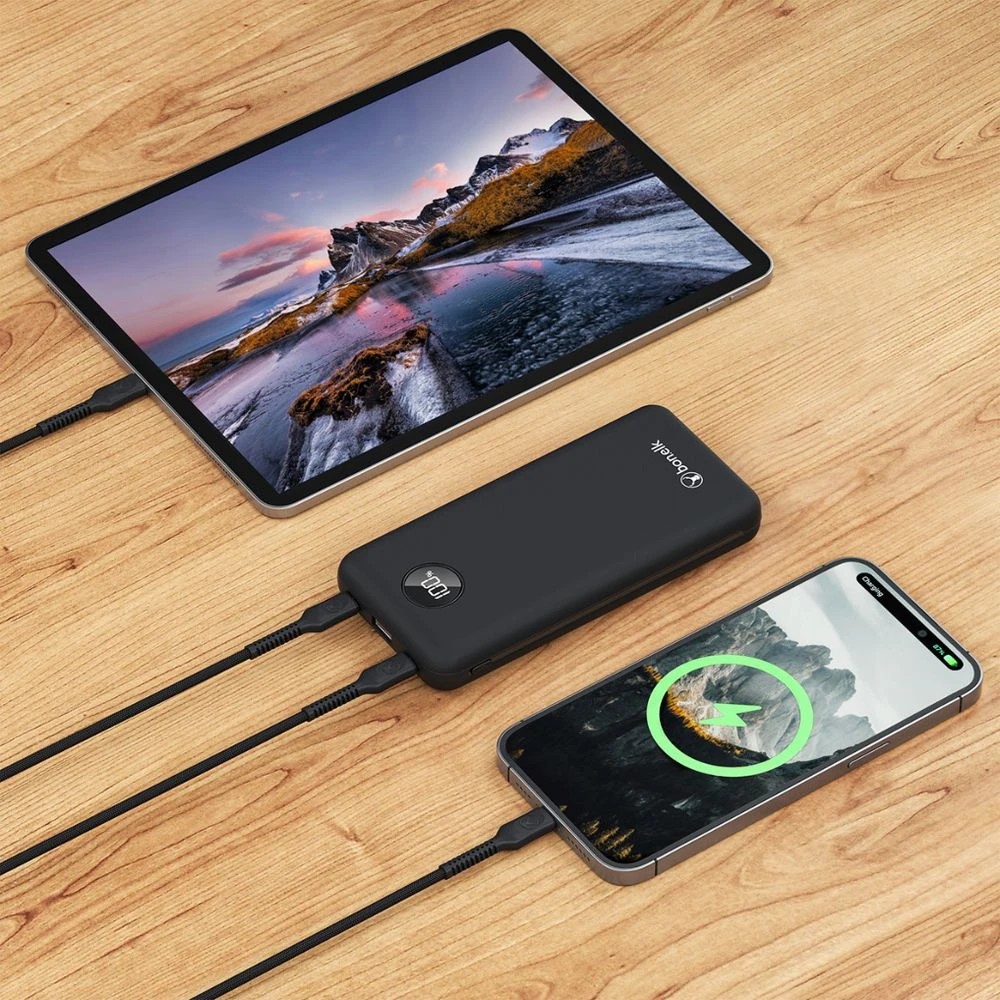 6 Bonelk Mini Pro Power Bank 20k mAh Black, 6 of 7