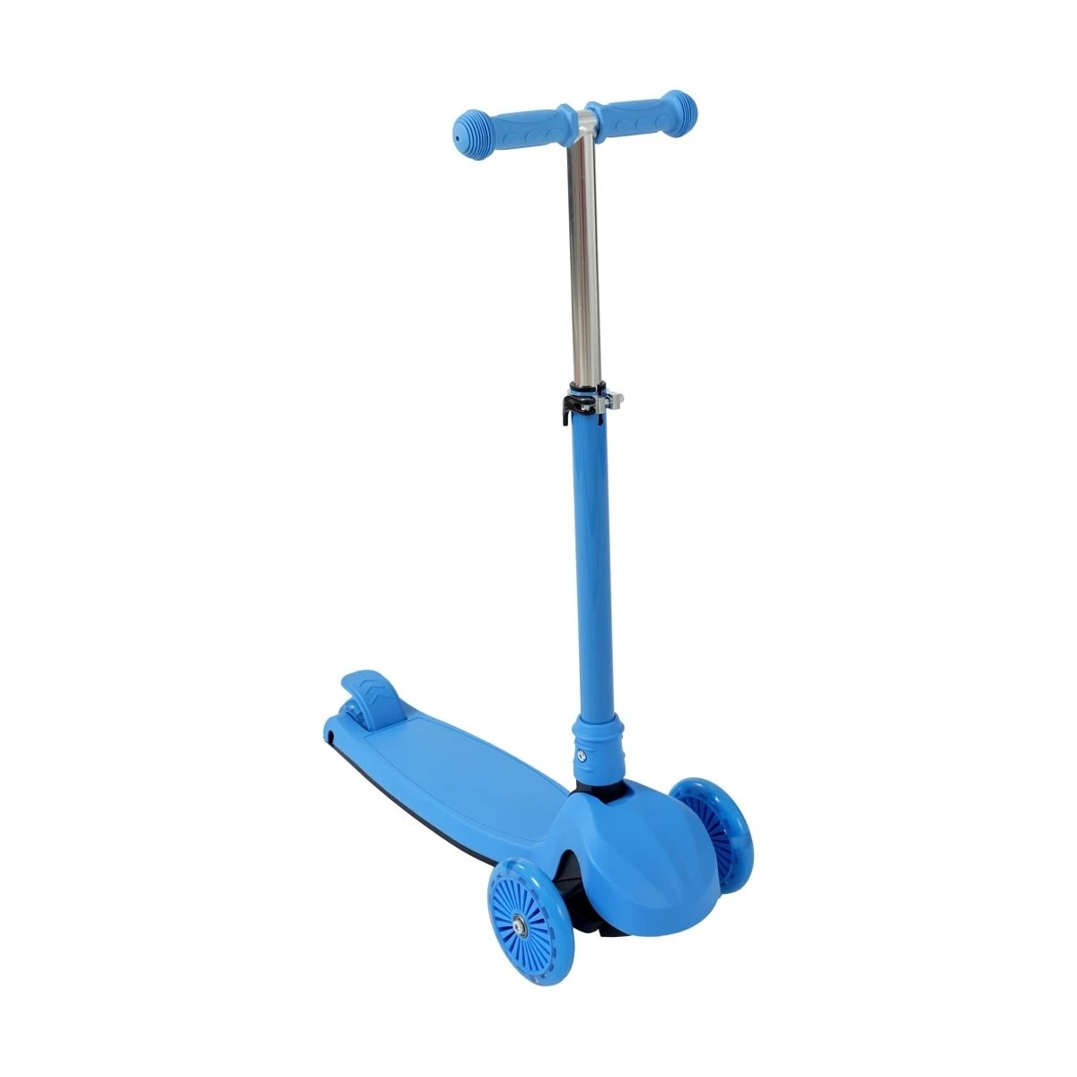1 Light Up Wheel Tilt and Turn Scooter - Blue, 1 of 9