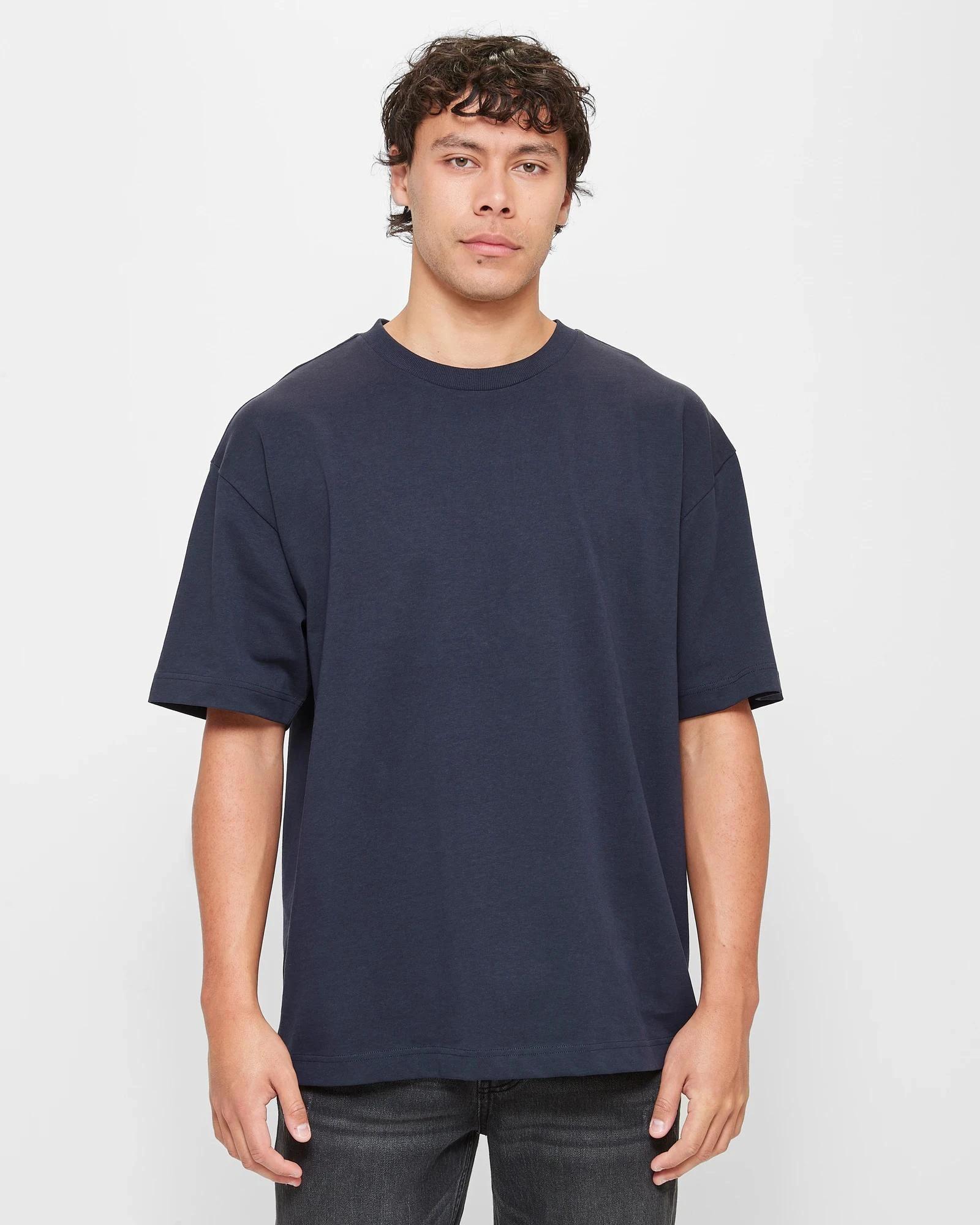 1 Commons Heavy Oversized T-Shirt NAVY, 1 of 5