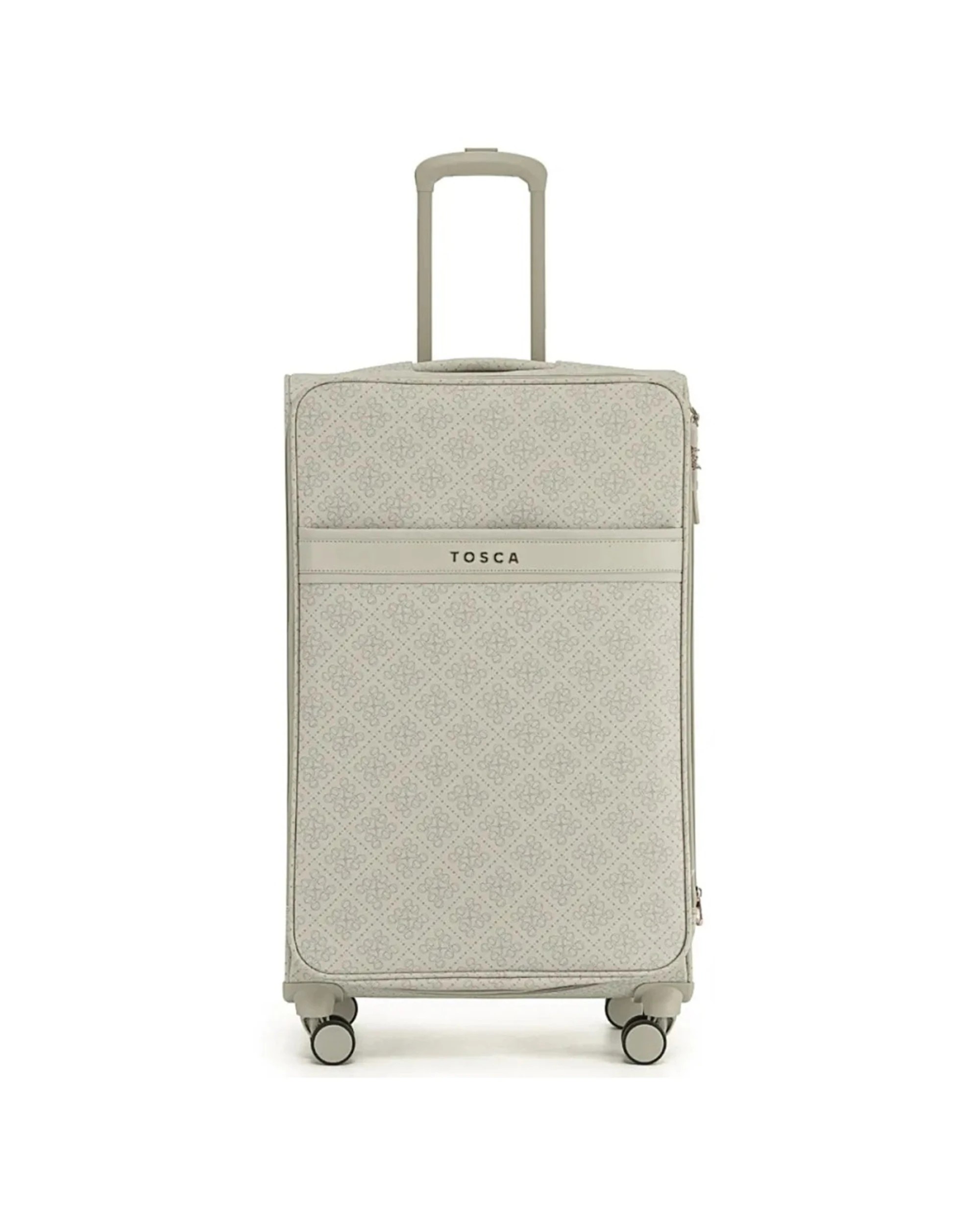 3 Tosca Willow 77 cm Large Lightweight Expandable Suitcase Travel Luggage Vanilla - Natural, 3 of 3