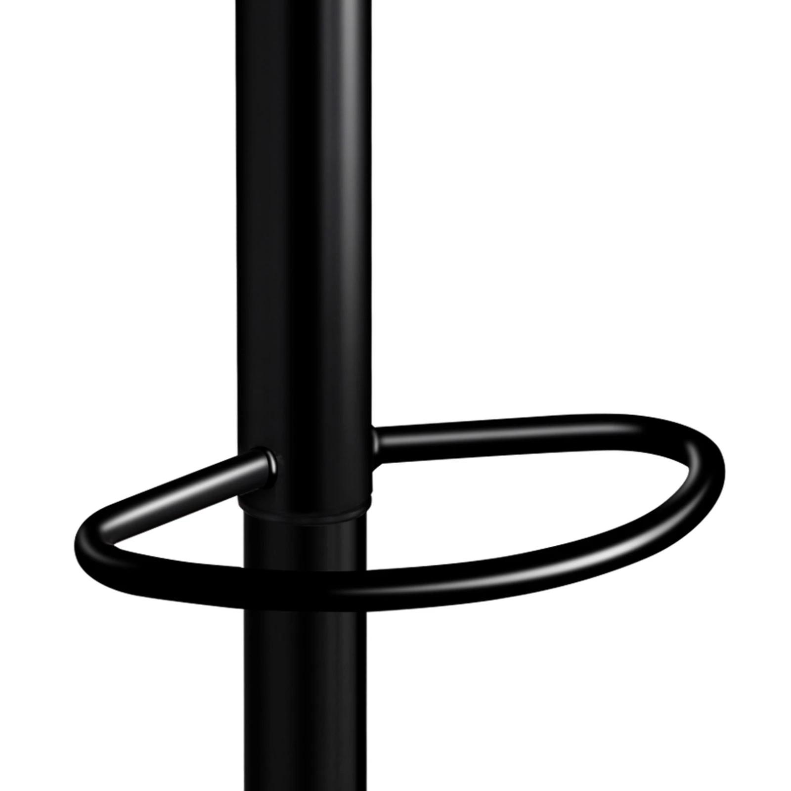 4 Alfordson 2x Bar Stools Kitchen Swivel Chair Wooden Leather Gas Lift - Black, 4 of 9