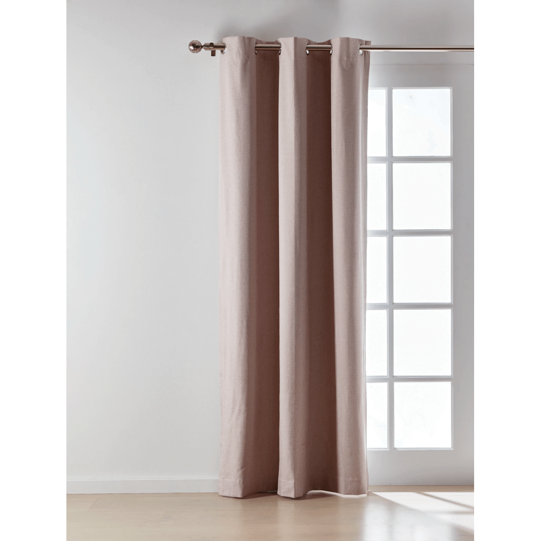 1 Monaco Block Out Curtain - Blush - 120cm  x 213cm, 1 of 6