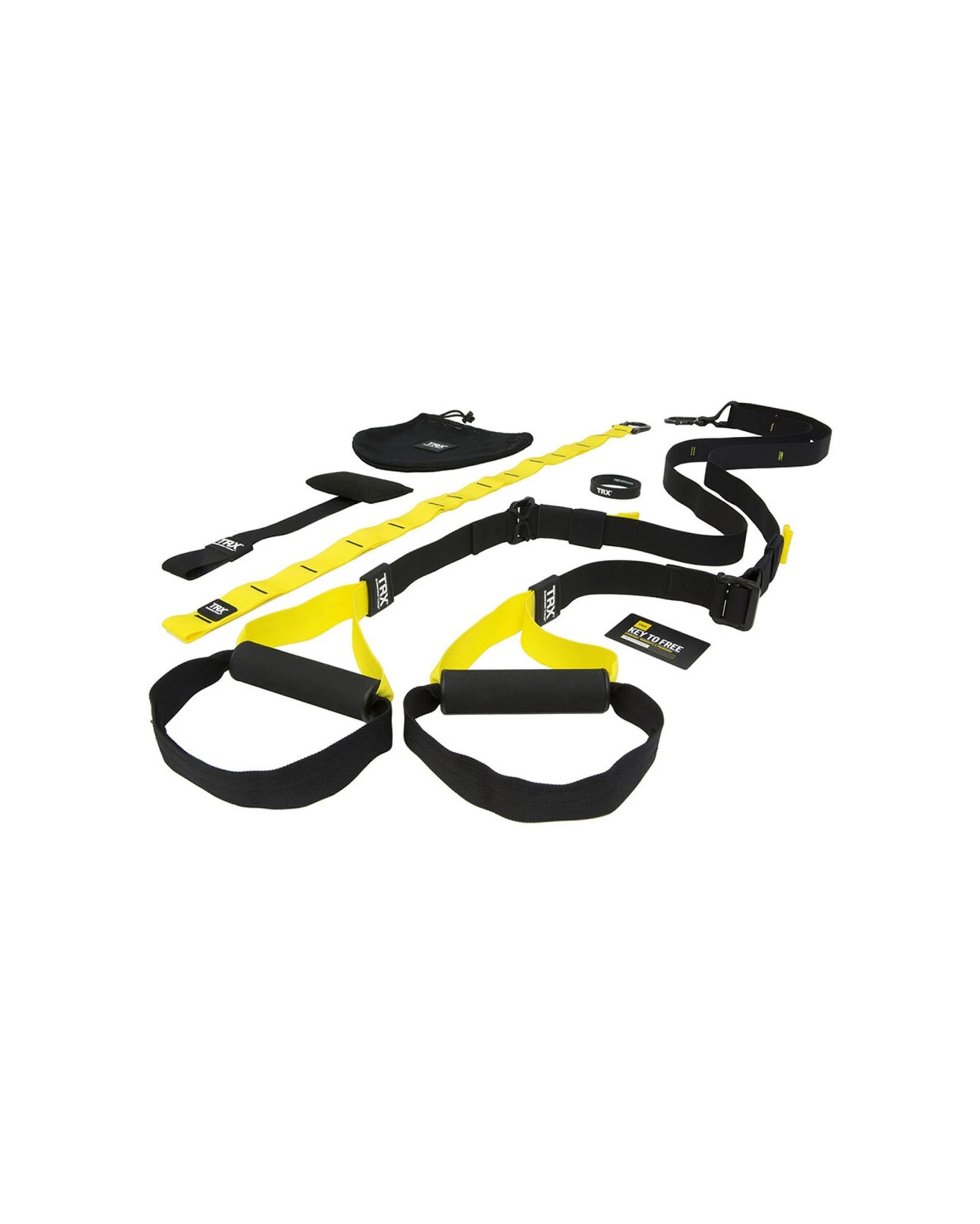 1 TRX Strong Suspension Trainer Kit With Straps Door Anchor Mesh Bag And Poster - Multi, 1 of 7